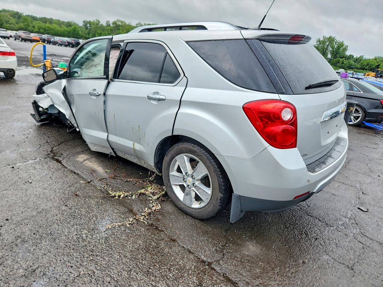 2013 Chevrolet Equinox Ltz Silver vin: 1GNFLGEK1DZ112352