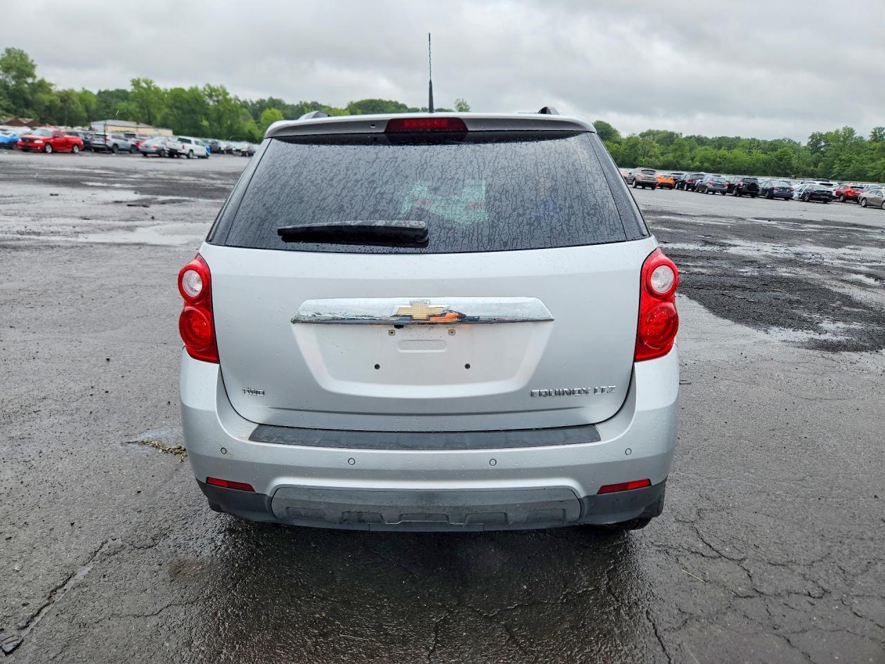 2013 Chevrolet Equinox Ltz Silver vin: 1GNFLGEK1DZ112352