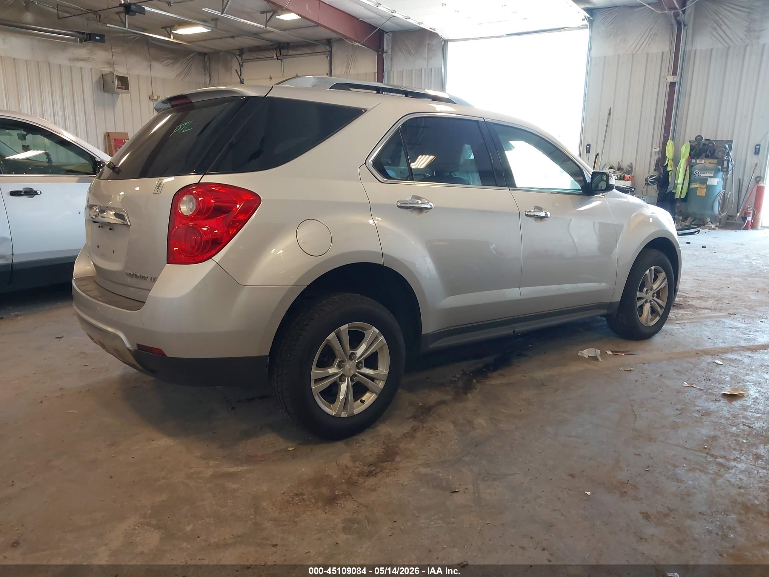 2013 Chevrolet Equinox Ltz Silver vin: 1GNFLGEK2DZ128303
