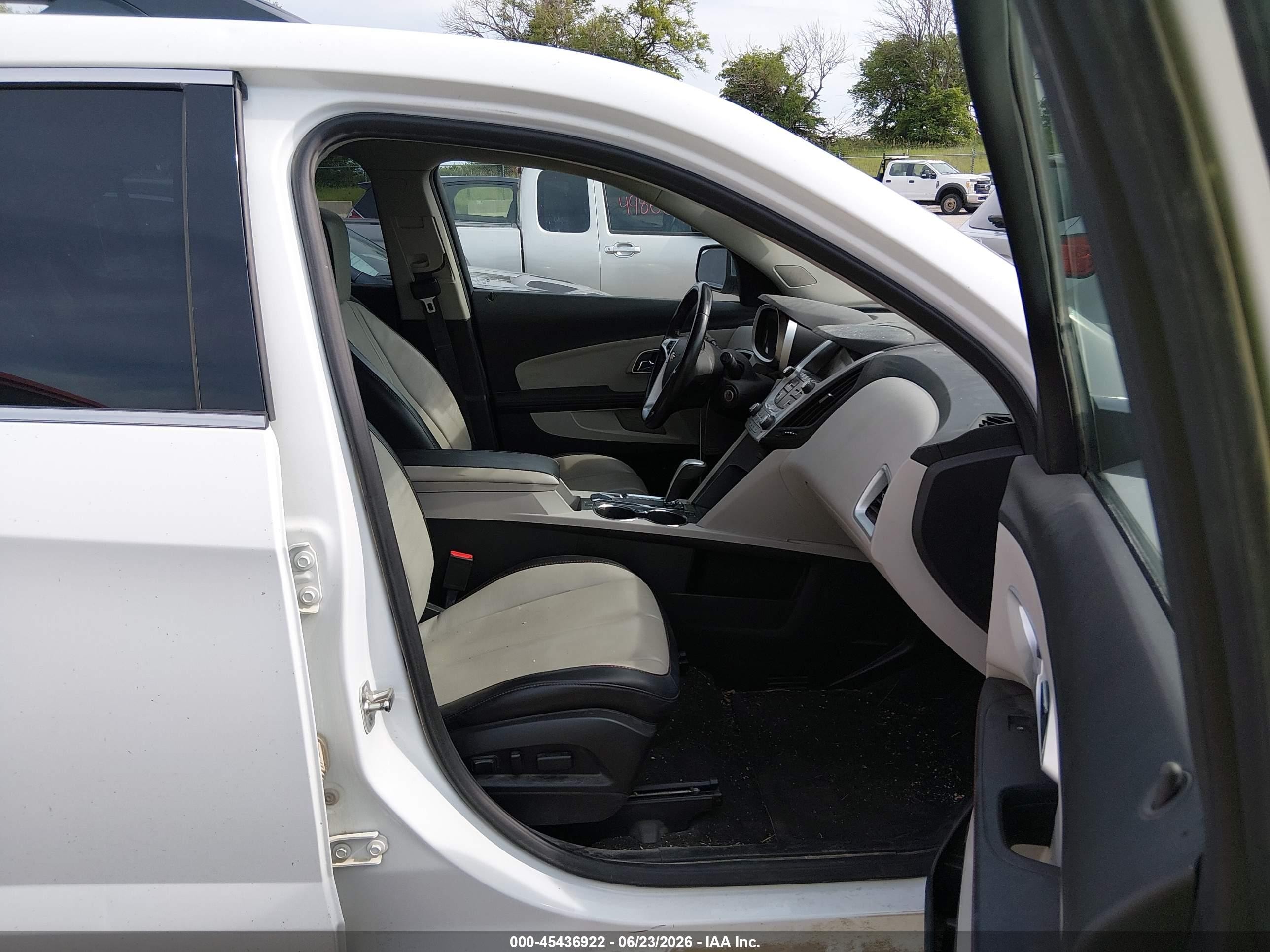 2015 Chevrolet Equinox Lt Белый vin: 1GNFLGEK2FZ110855