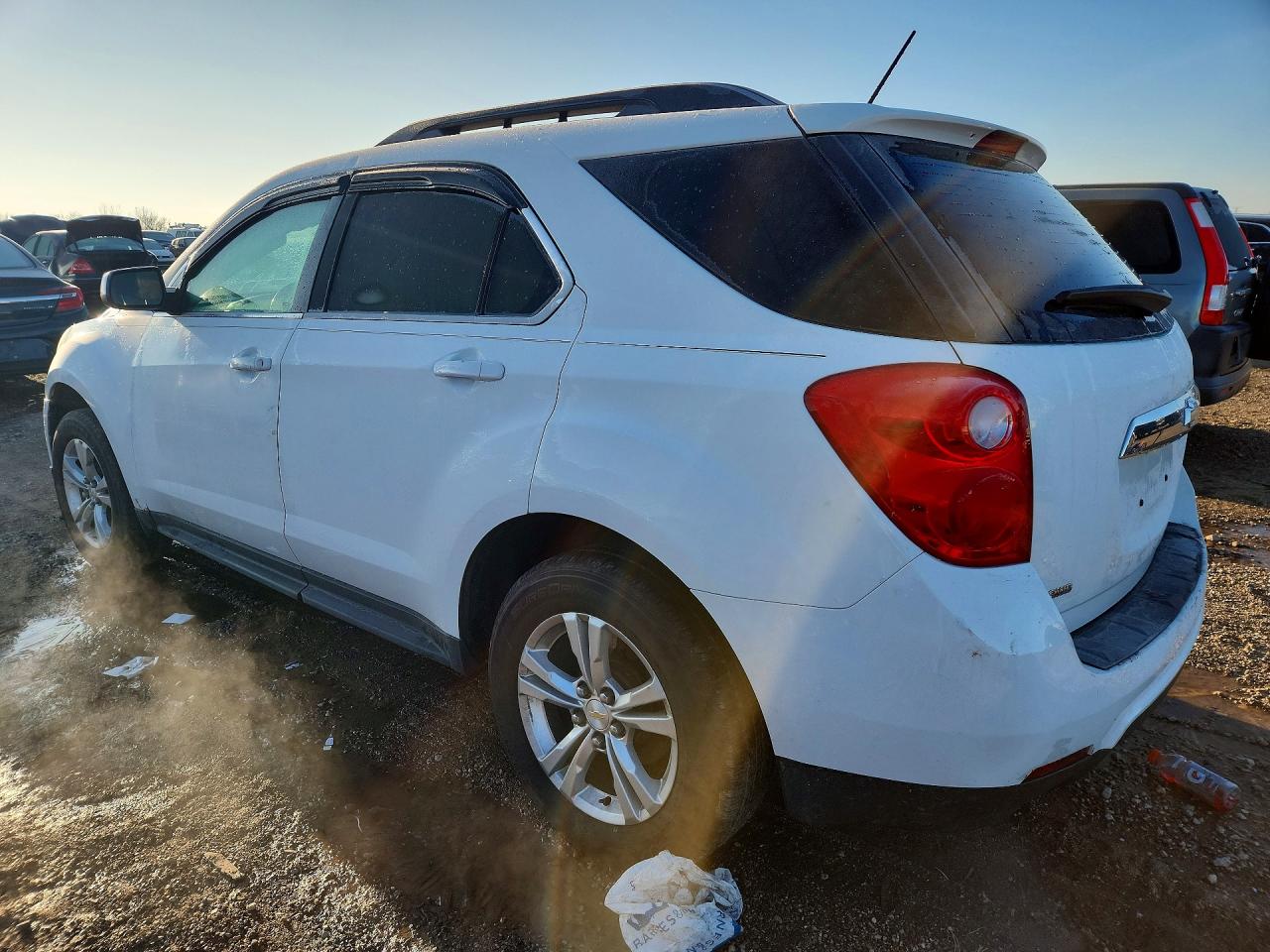 2015 Chevrolet Equinox Lt White vin: 1GNFLGEK2FZ145749
