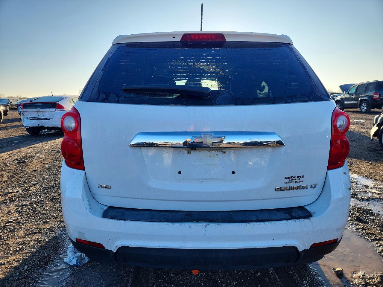 2015 Chevrolet Equinox Lt White vin: 1GNFLGEK2FZ145749
