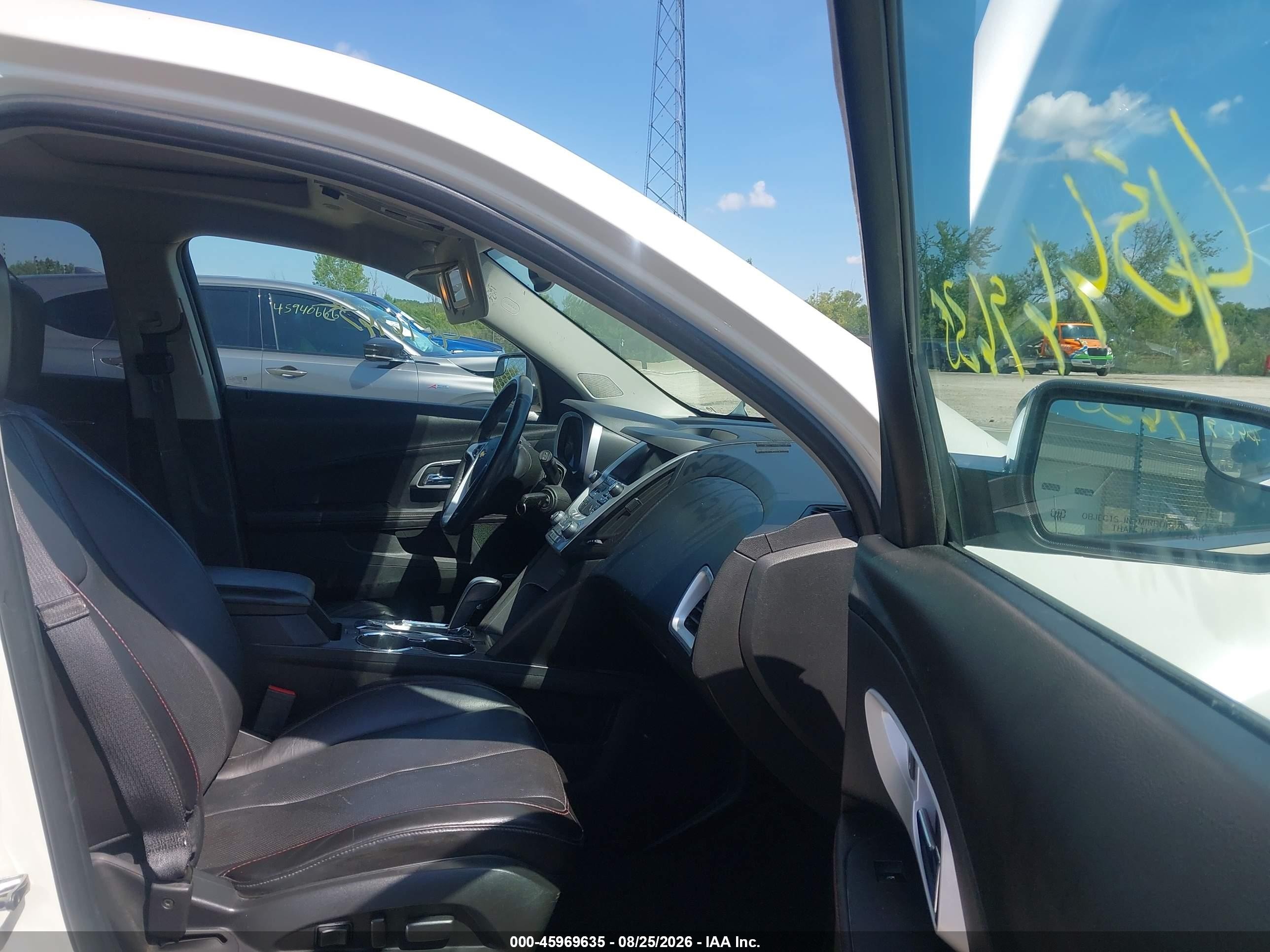 2013 Chevrolet Equinox Ltz White vin: 1GNFLGEK3DZ124941