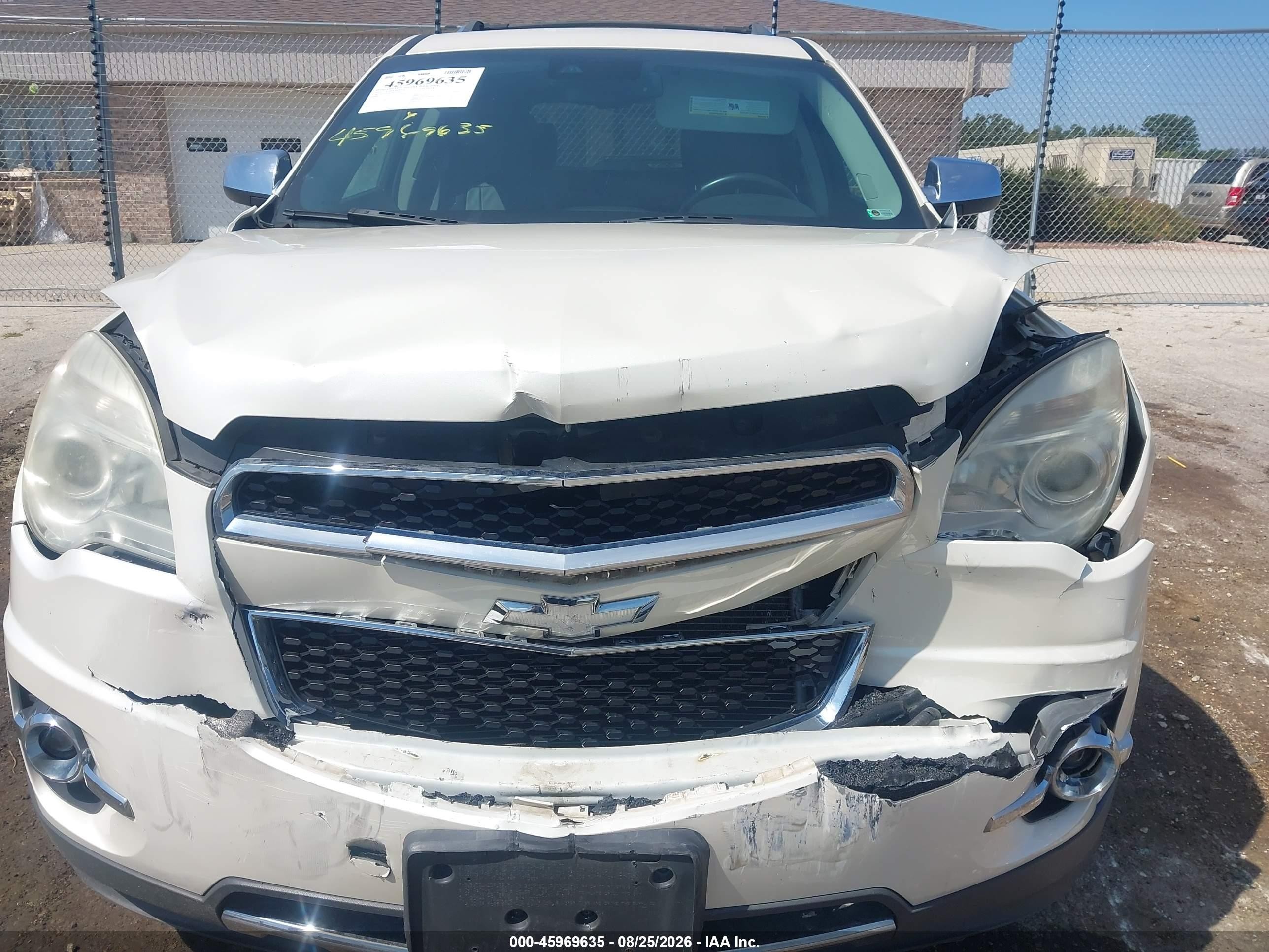 2013 Chevrolet Equinox Ltz White vin: 1GNFLGEK3DZ124941