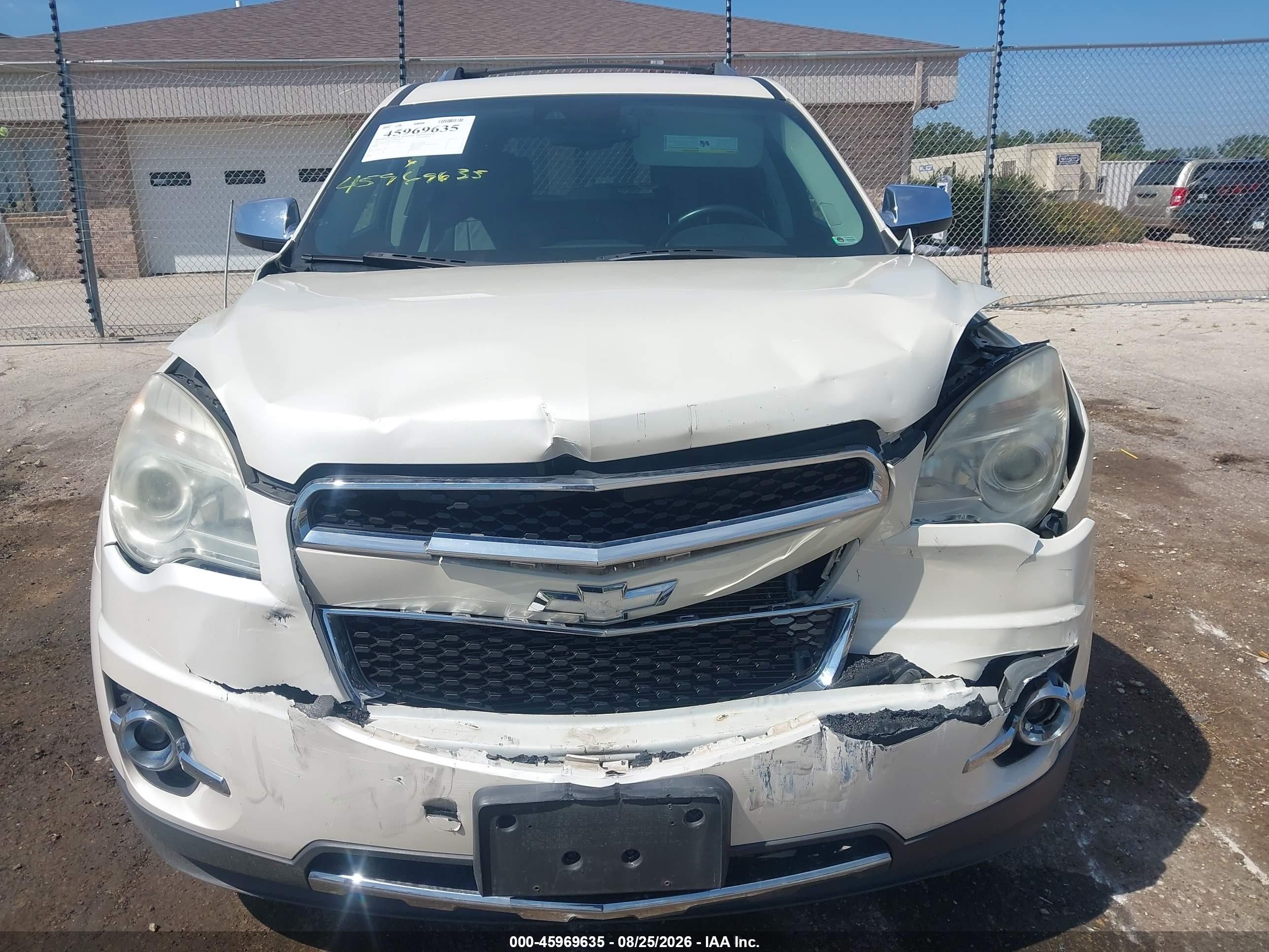 2013 Chevrolet Equinox Ltz White vin: 1GNFLGEK3DZ124941