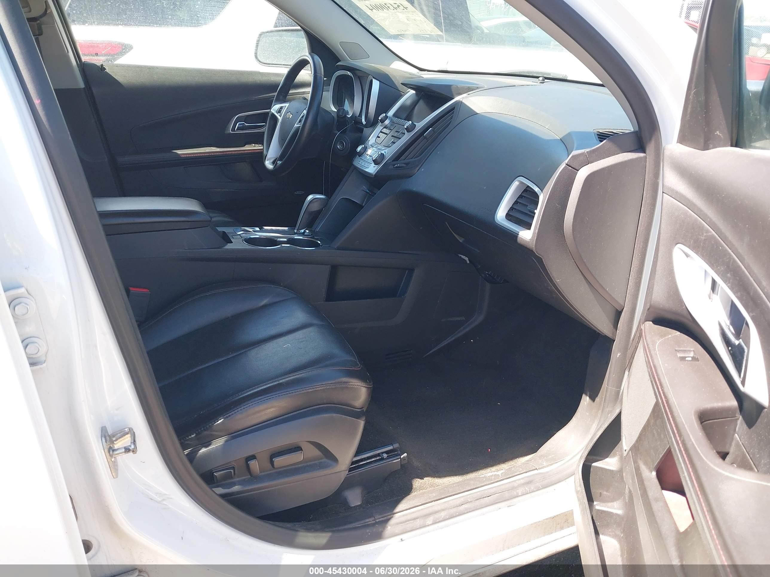 2015 Chevrolet Equinox Lt White vin: 1GNFLGEK3FZ137630