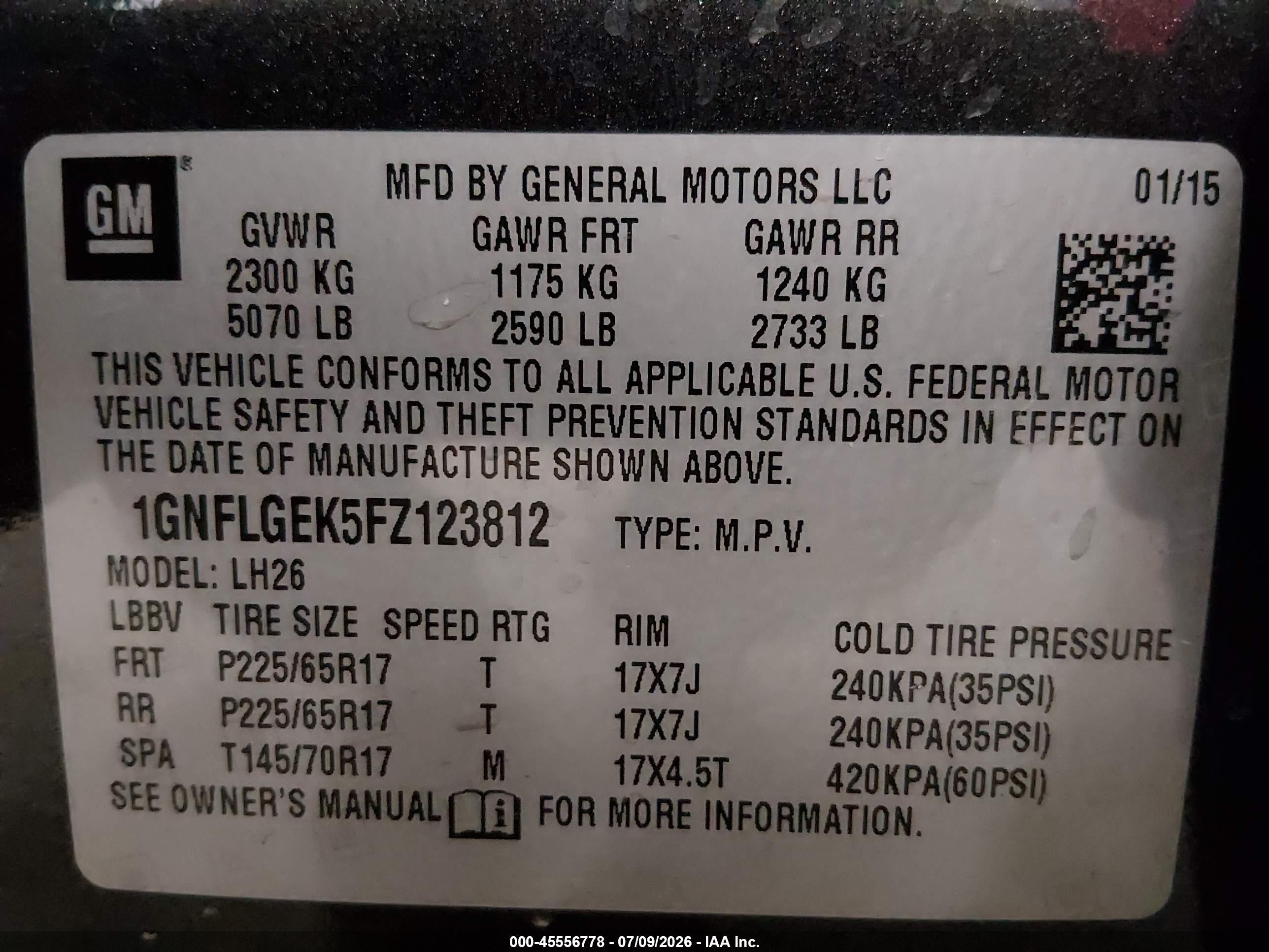 2015 Chevrolet Equinox Lt Gray vin: 1GNFLGEK5FZ123812