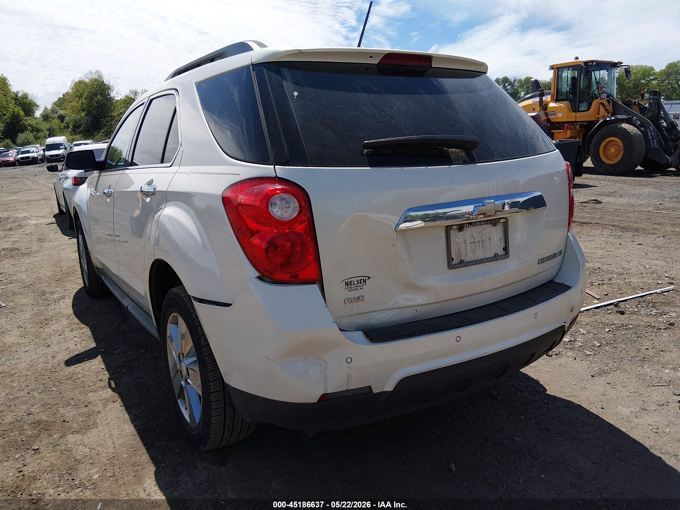 2015 Chevrolet Equinox 2lt White vin: 1GNFLGEK5FZ128220