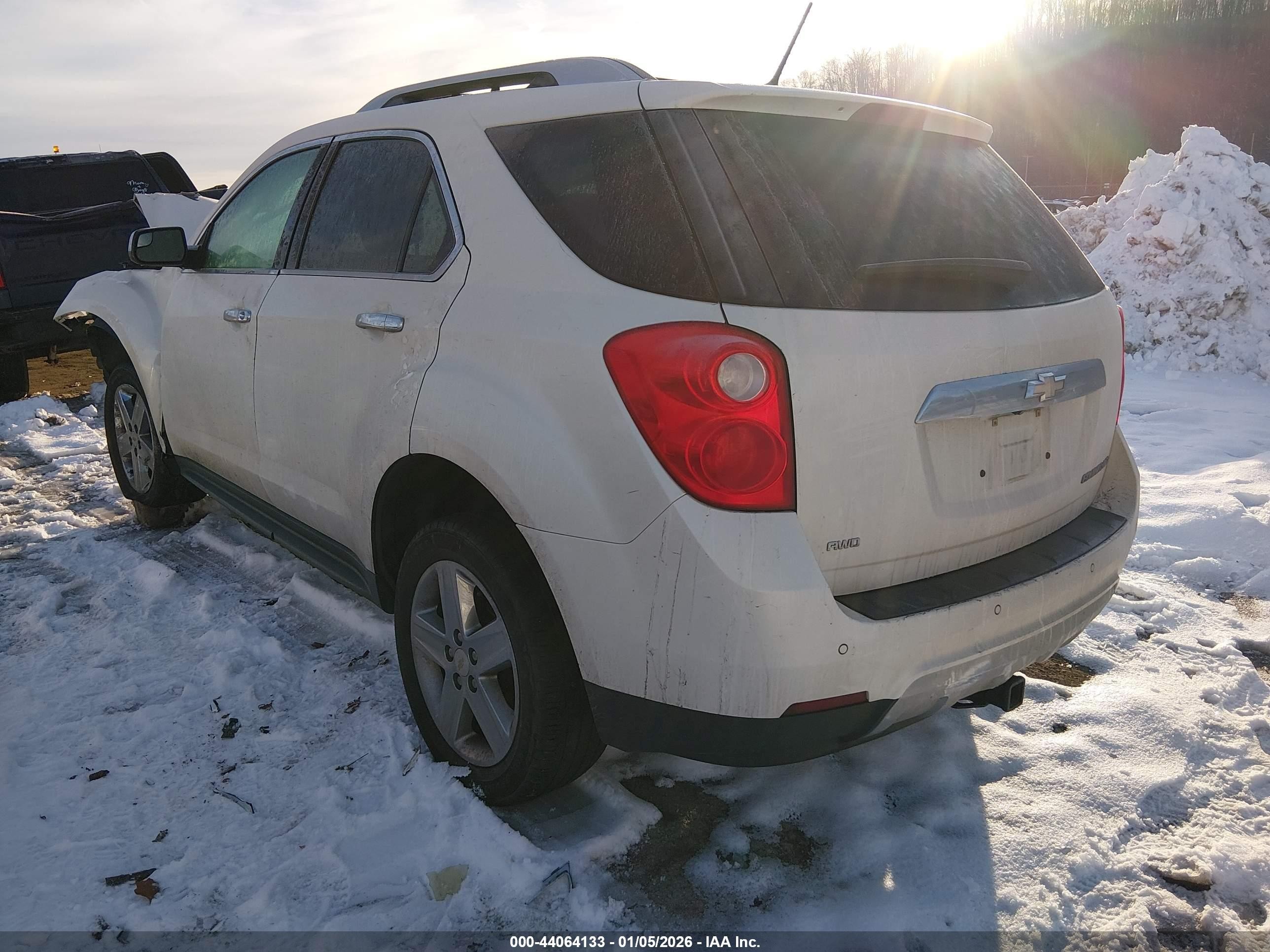 2014 Chevrolet Equinox Ltz White vin: 1GNFLHEK2EZ113159