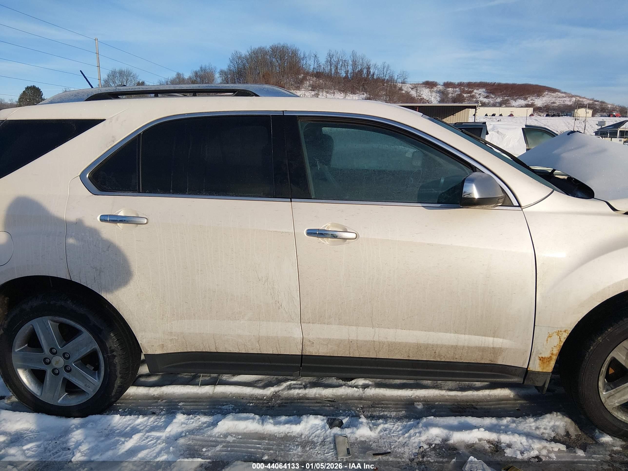 2014 Chevrolet Equinox Ltz White vin: 1GNFLHEK2EZ113159