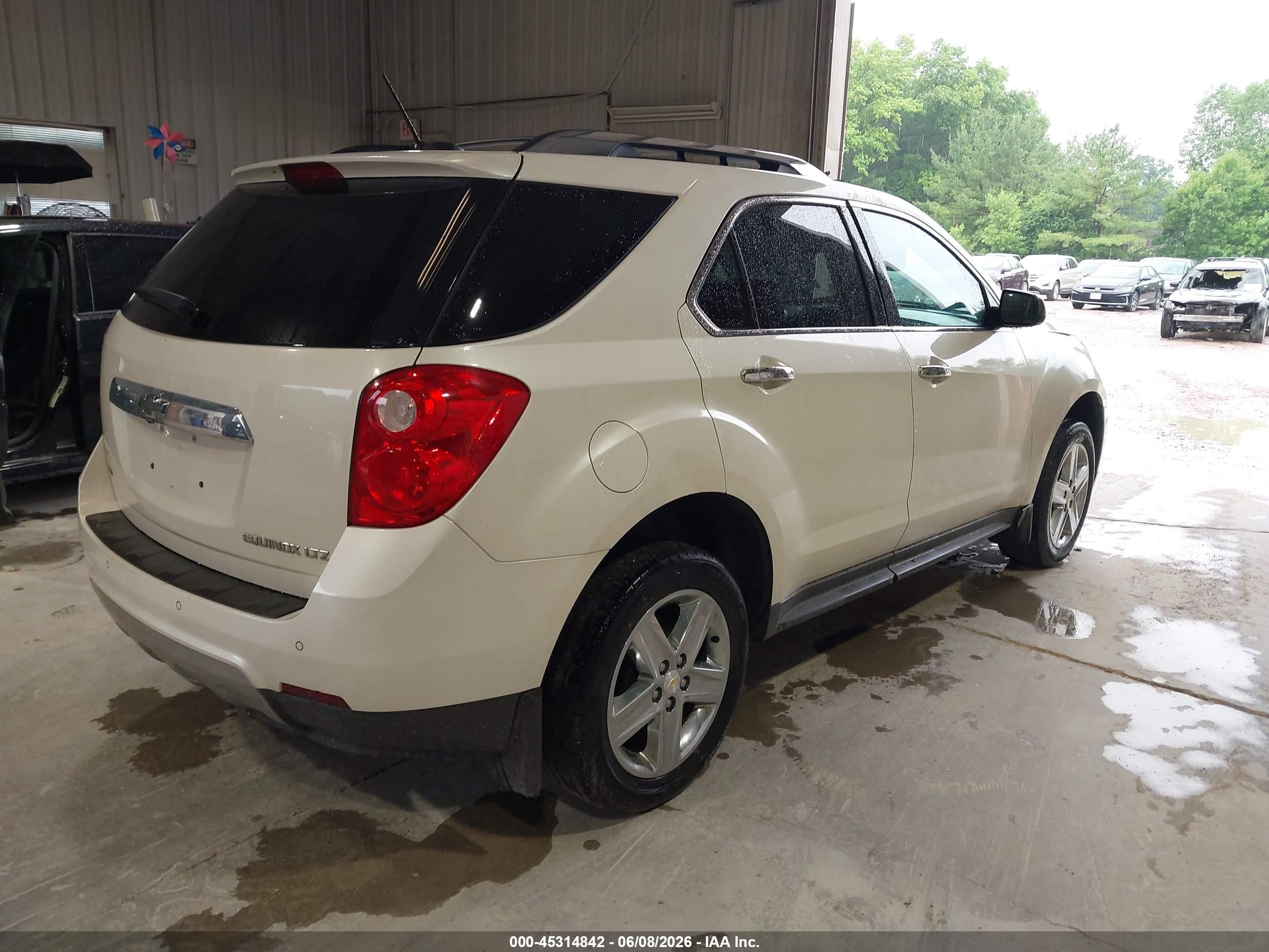 2015 Chevrolet Equinox Ltz Cream vin: 1GNFLHEK5FZ123475