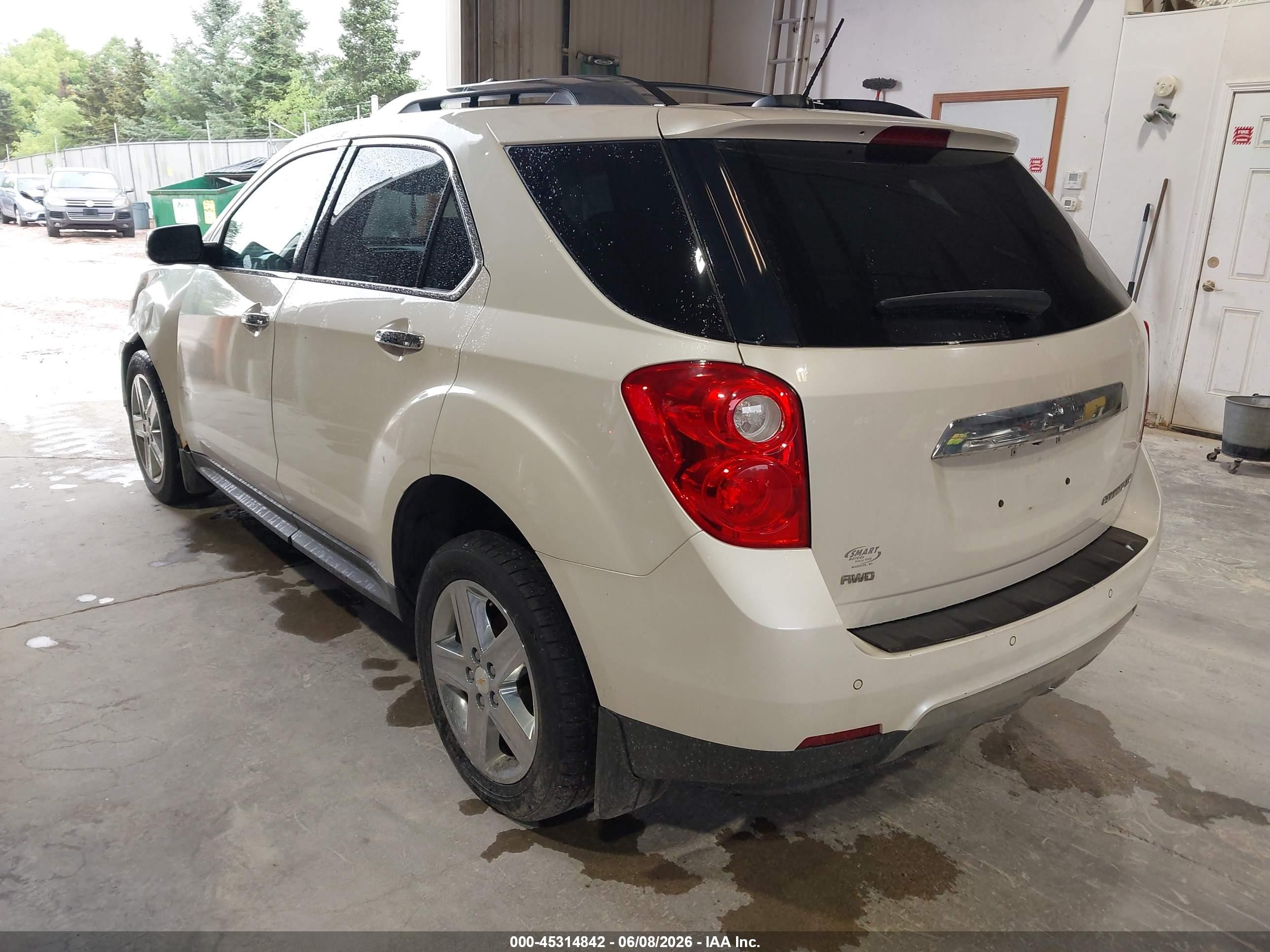 2015 Chevrolet Equinox Ltz Cream vin: 1GNFLHEK5FZ123475