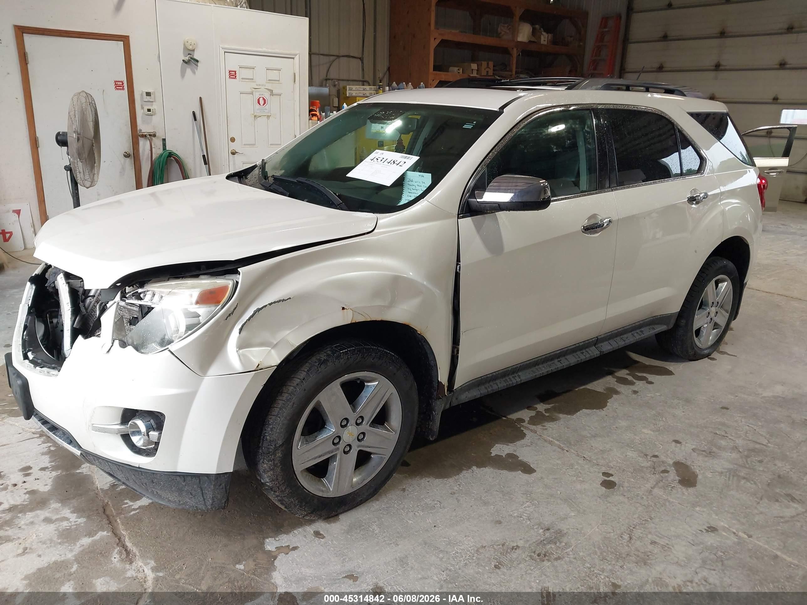2015 Chevrolet Equinox Ltz Cream vin: 1GNFLHEK5FZ123475