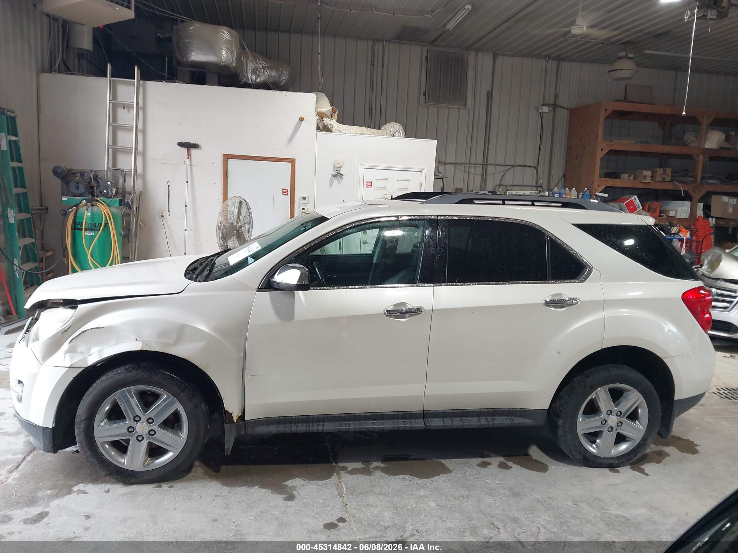 2015 Chevrolet Equinox Ltz Cream vin: 1GNFLHEK5FZ123475