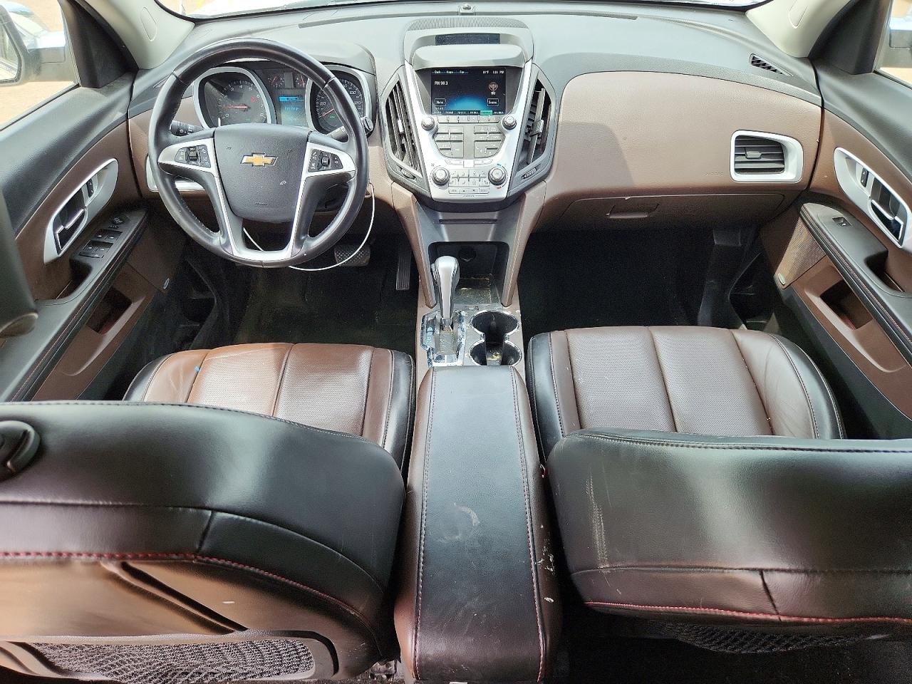 2015 Chevrolet Equinox Ltz White vin: 1GNFLHEK7FZ101476