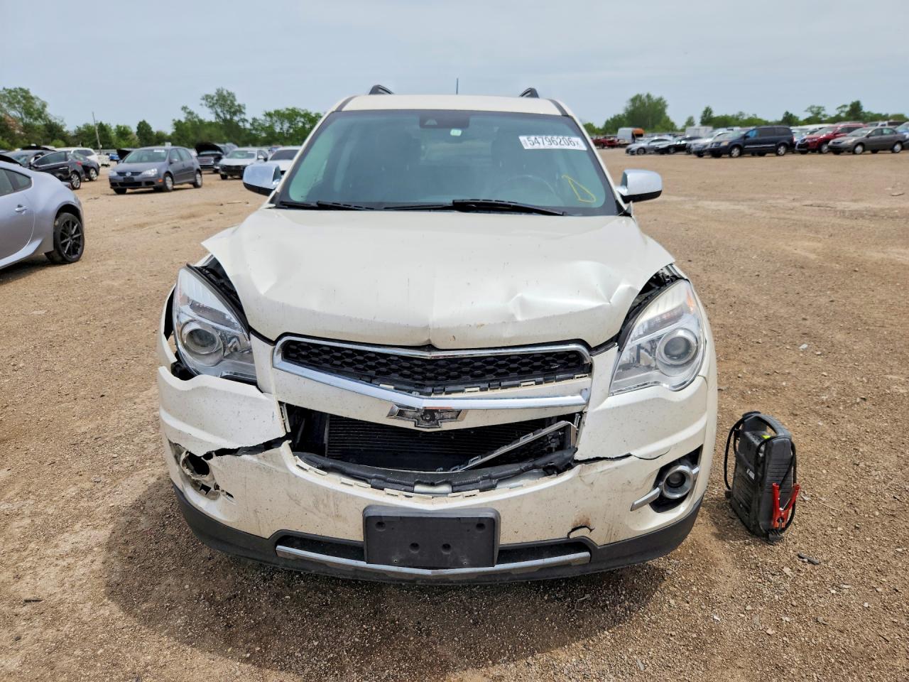 2015 Chevrolet Equinox Ltz White vin: 1GNFLHEK7FZ101476