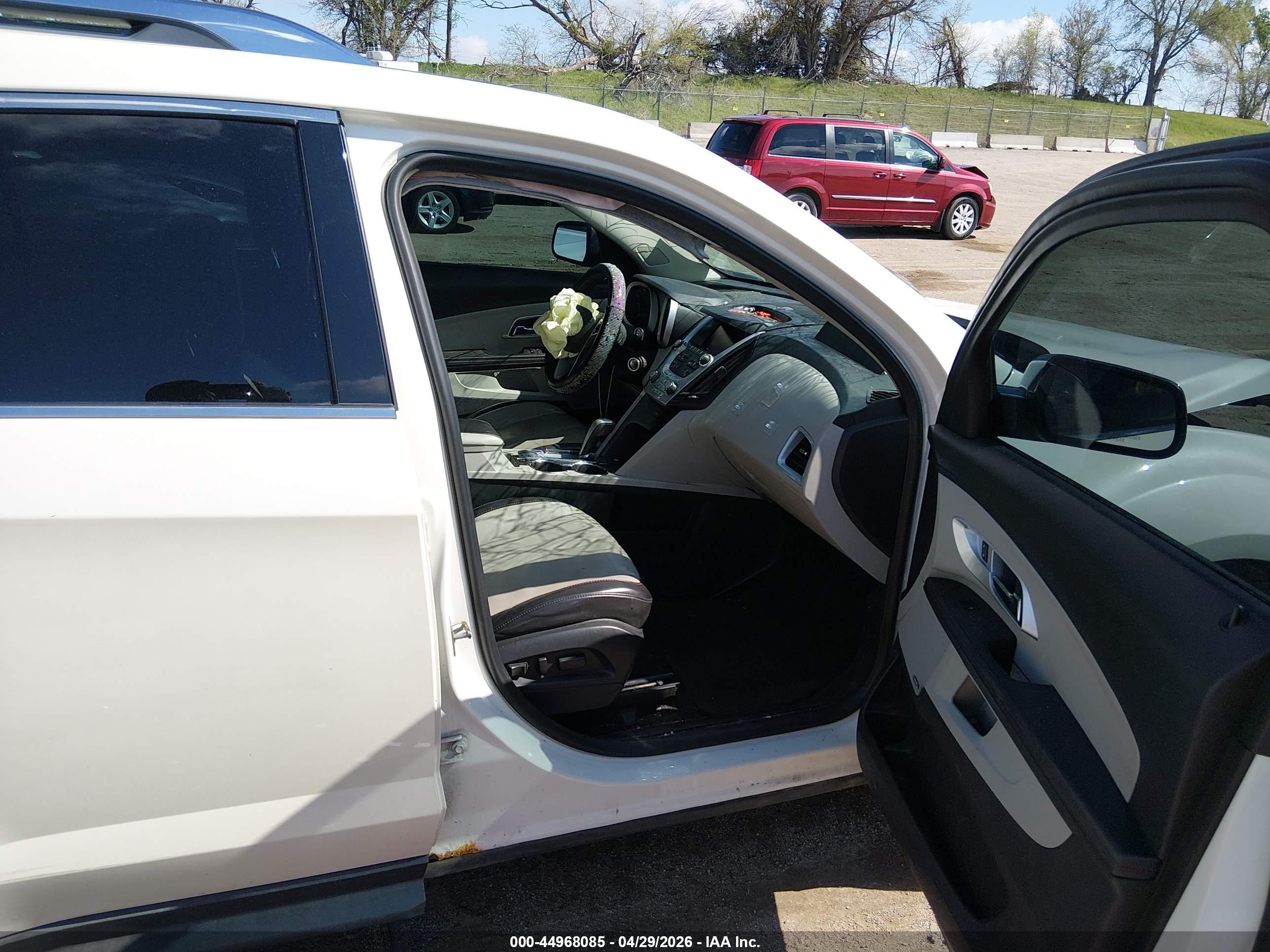 2015 Chevrolet Equinox Ltz White vin: 1GNFLHEK8FZ124099