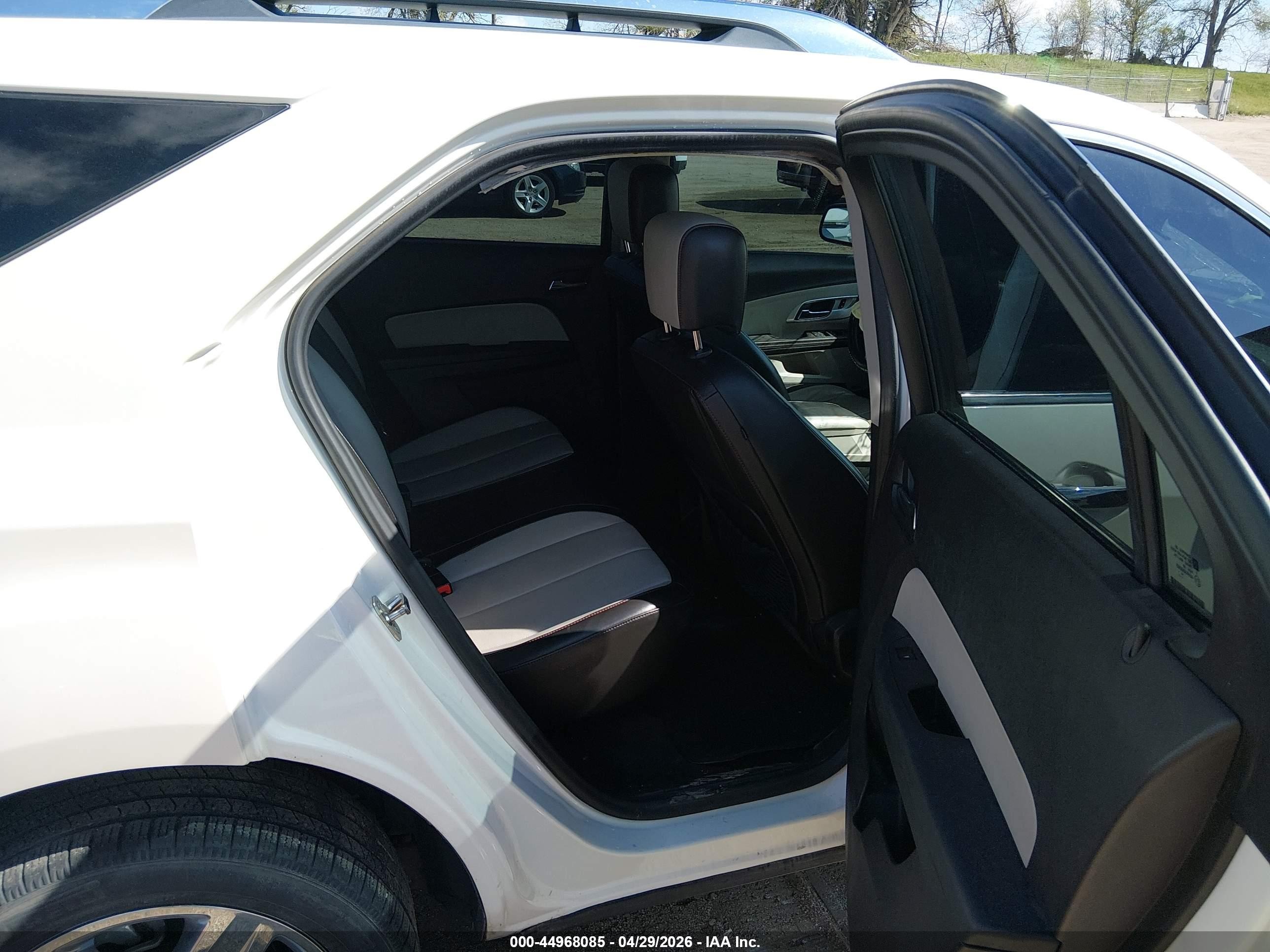 2015 Chevrolet Equinox Ltz White vin: 1GNFLHEK8FZ124099
