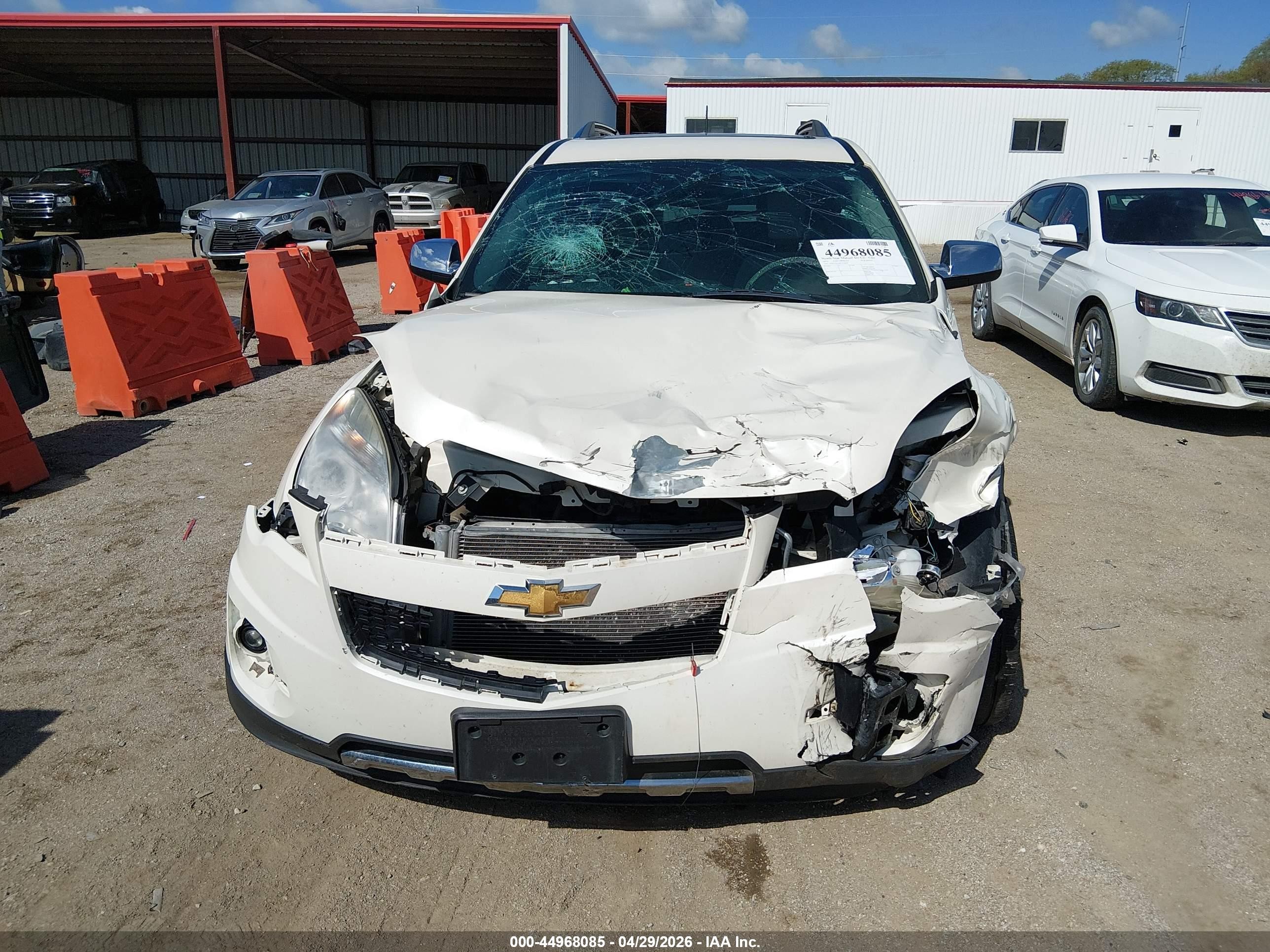 2015 Chevrolet Equinox Ltz White vin: 1GNFLHEK8FZ124099