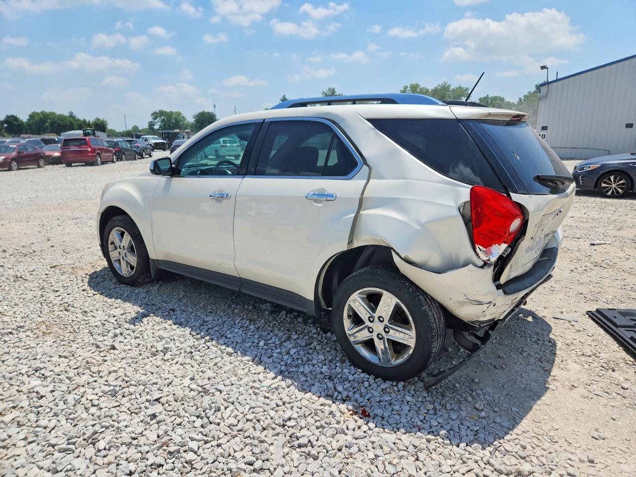 2015 Chevrolet Equinox Ltz Белый vin: 1GNFLHEK8FZ137290