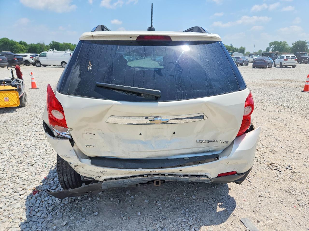 2015 Chevrolet Equinox Ltz Белый vin: 1GNFLHEK8FZ137290