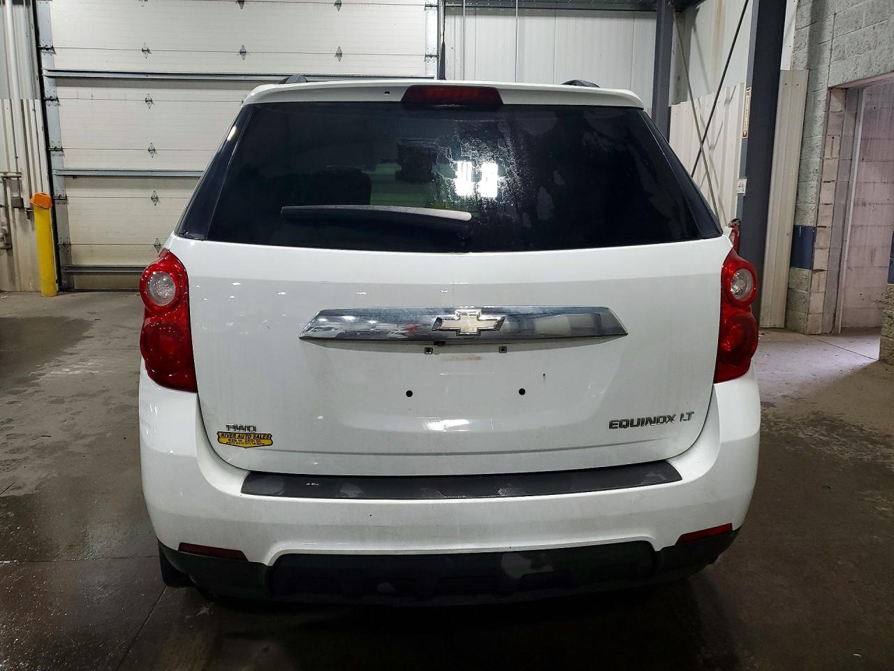 2013 Chevrolet Equinox Lt White vin: 1GNFLNEK1DZ101601