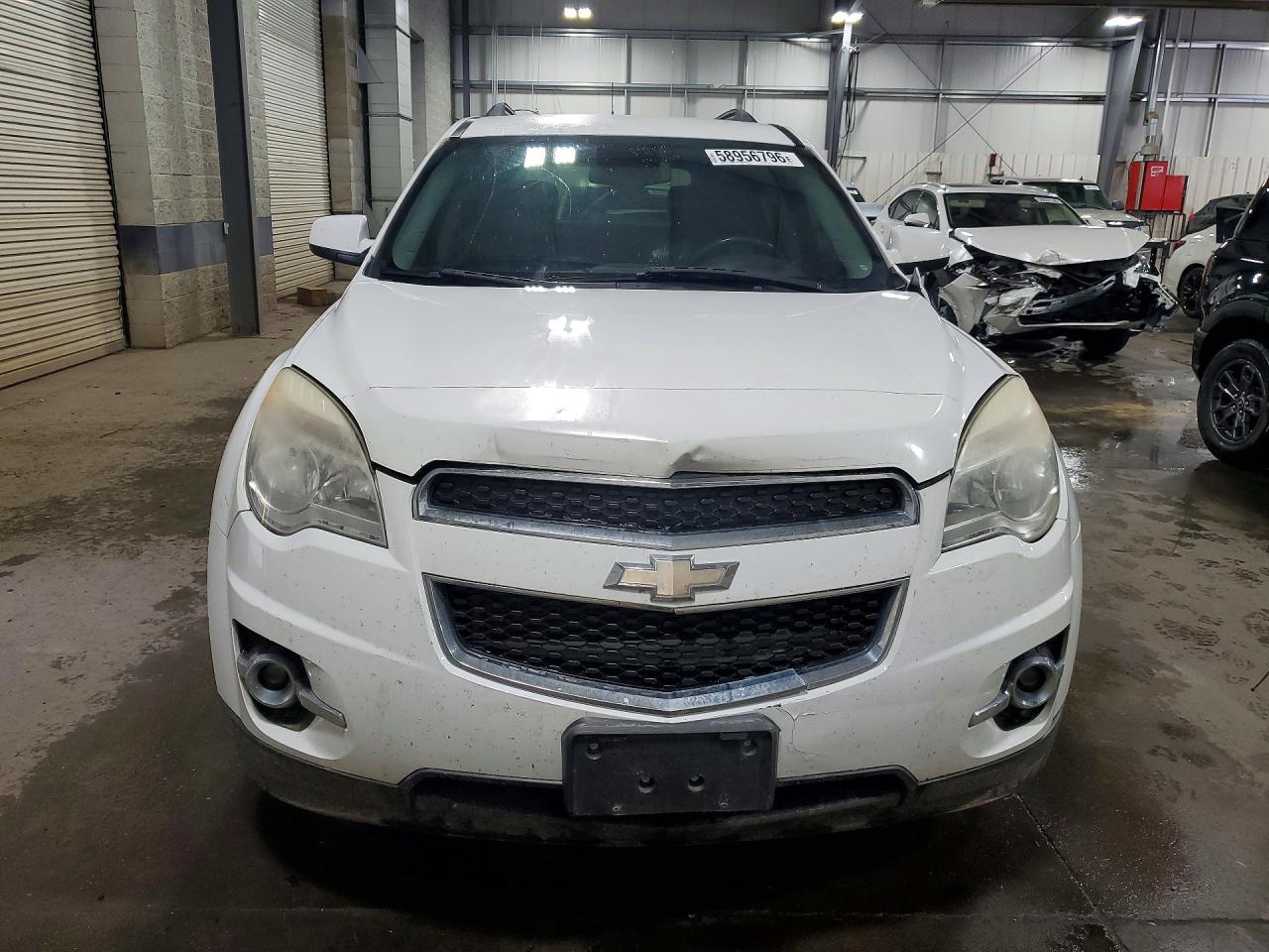 2013 Chevrolet Equinox Lt White vin: 1GNFLNEK1DZ101601