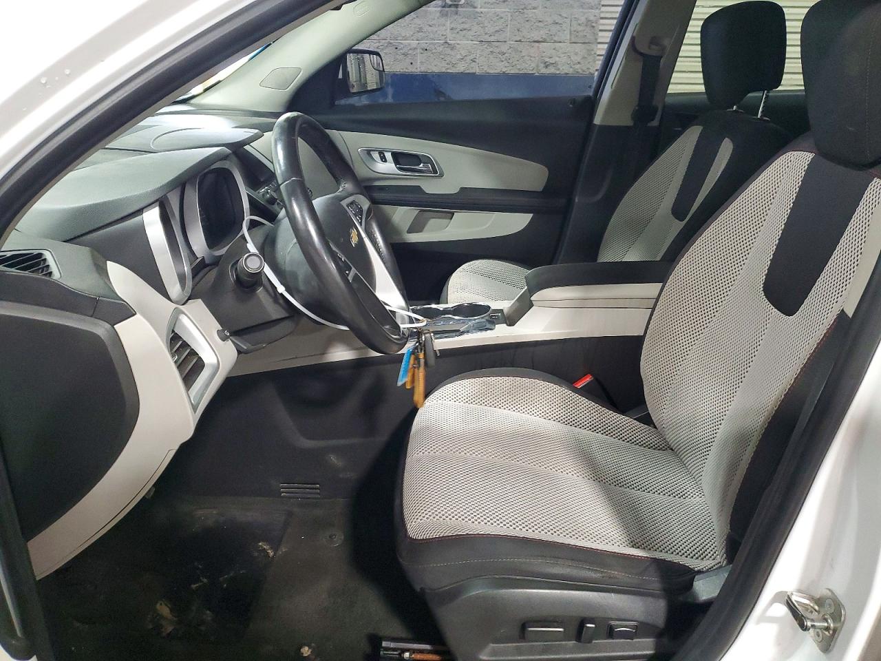 2013 Chevrolet Equinox Lt White vin: 1GNFLNEK1DZ101601