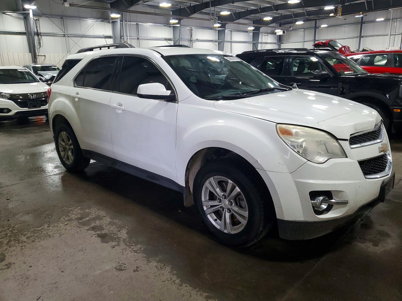 2013 Chevrolet Equinox Lt White vin: 1GNFLNEK1DZ101601