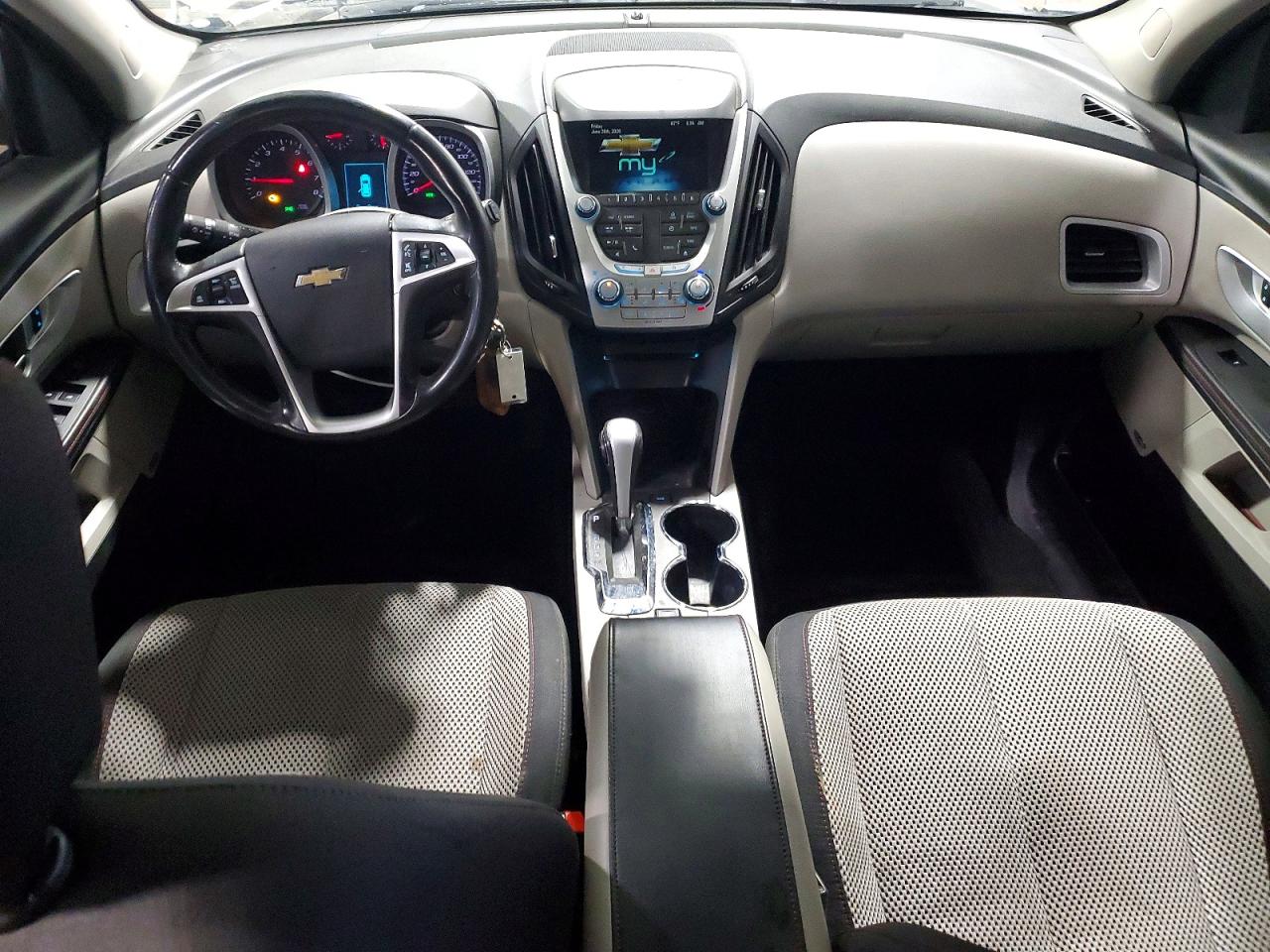 2013 Chevrolet Equinox Lt White vin: 1GNFLNEK1DZ101601