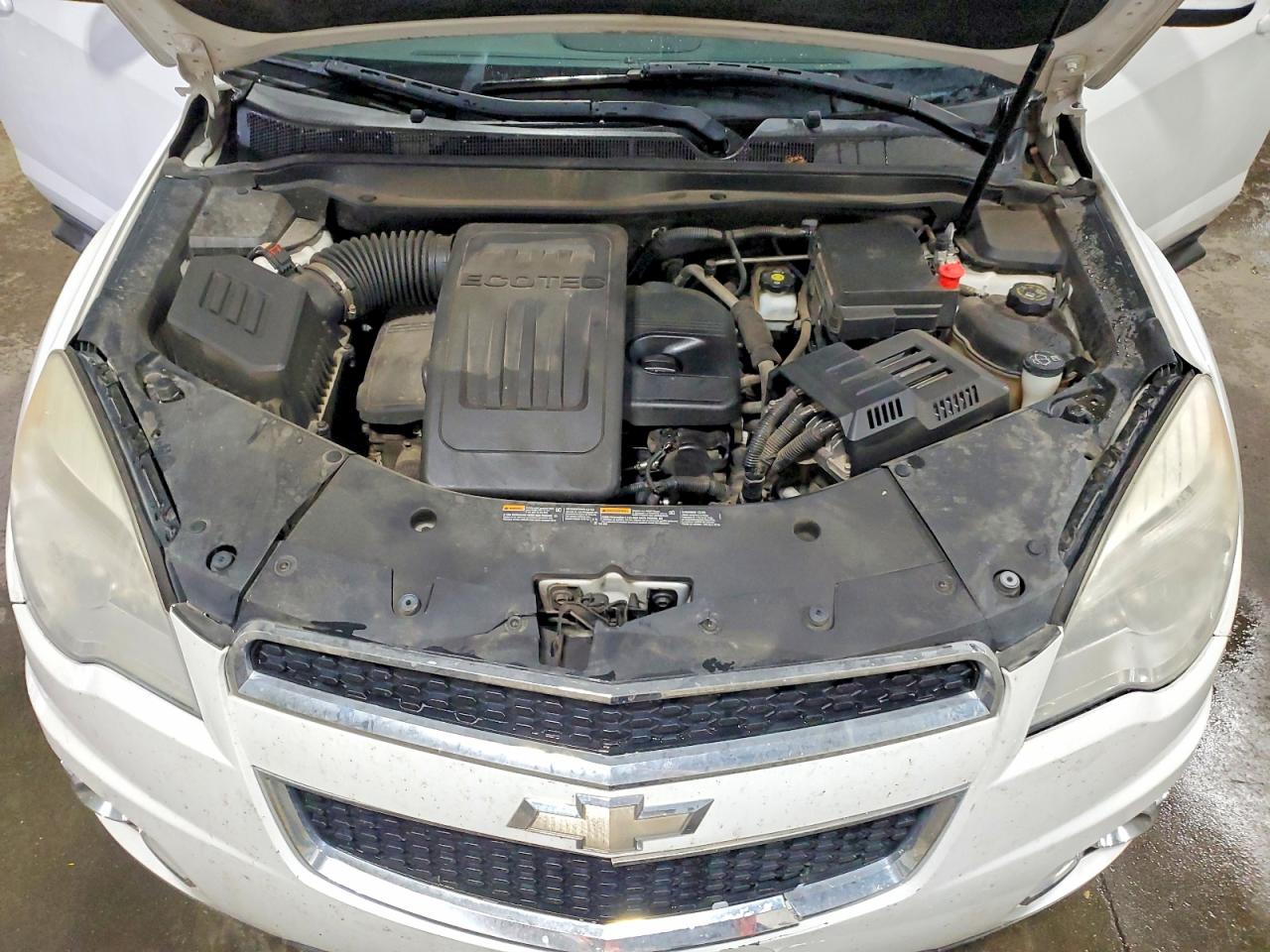 2013 Chevrolet Equinox Lt White vin: 1GNFLNEK1DZ101601