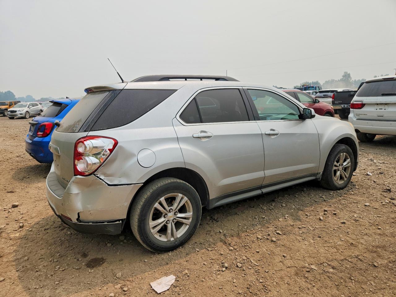 2013 Chevrolet Equinox Lt Silver vin: 1GNFLNEK7DZ112229