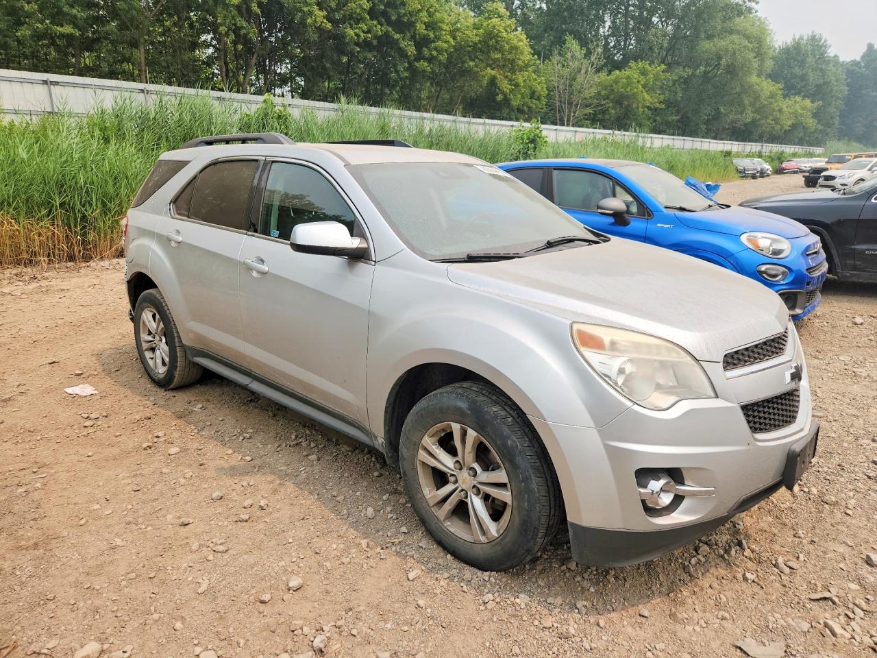 2013 Chevrolet Equinox Lt Silver vin: 1GNFLNEK7DZ112229