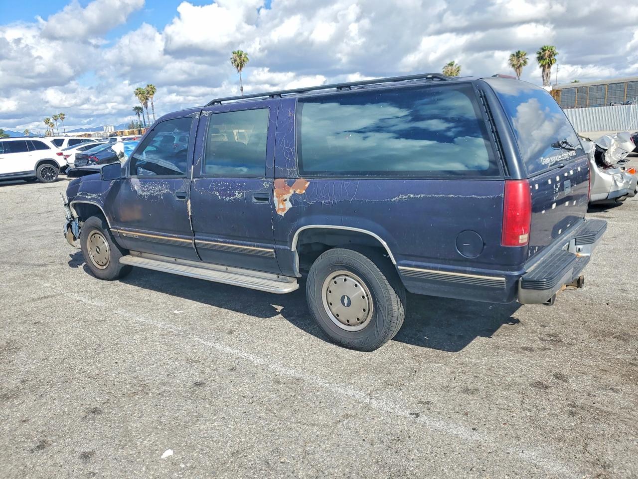 1993 Chev Suburban Синий vin: 1GNGC26K8PJ346805