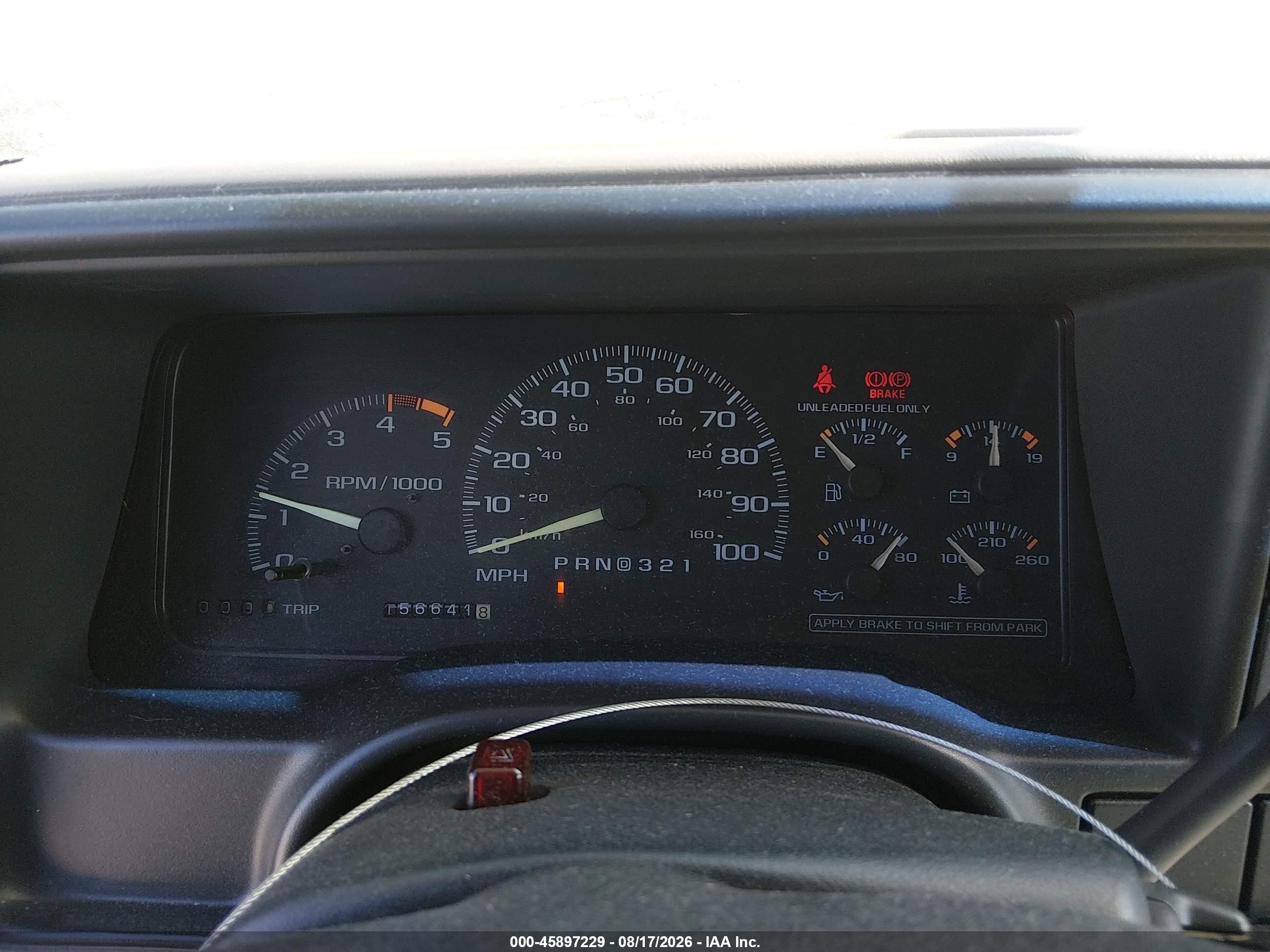 1995 Chevrolet Suburban C2500 Black vin: 1GNGC26N6SJ324191