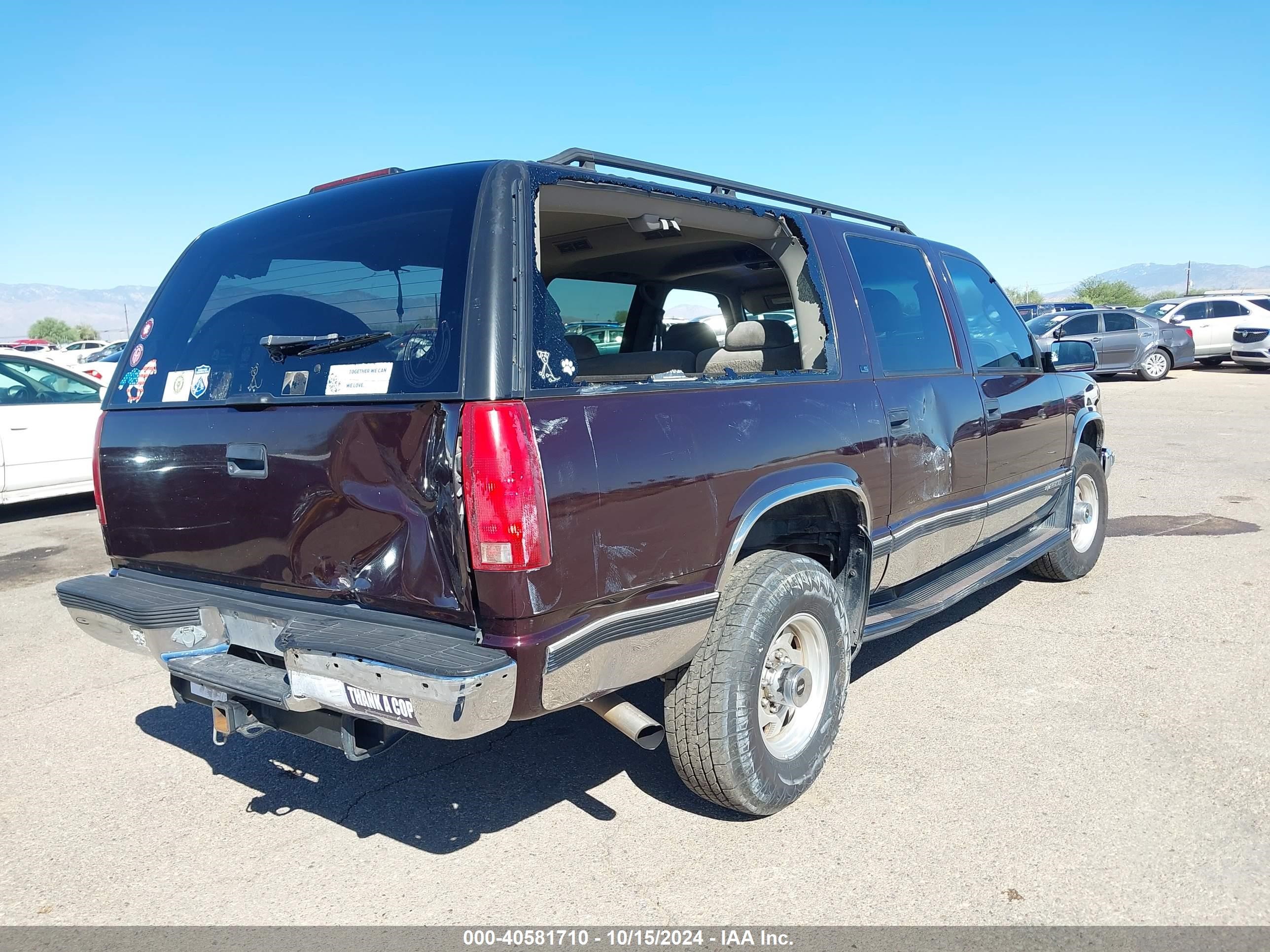 1997 Chevrolet Suburban 2500   Фиолетовый vin: 1GNGC26R0VJ369814