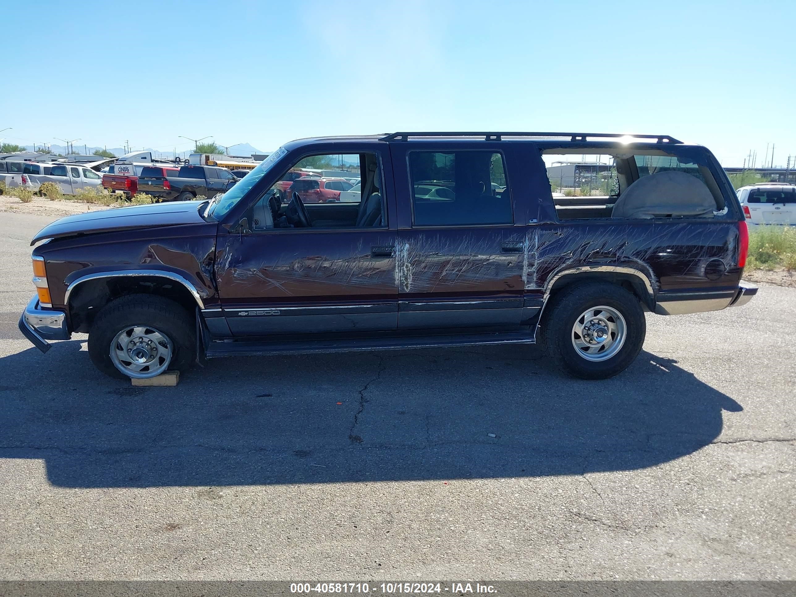 1997 Chevrolet Suburban 2500   Фиолетовый vin: 1GNGC26R0VJ369814