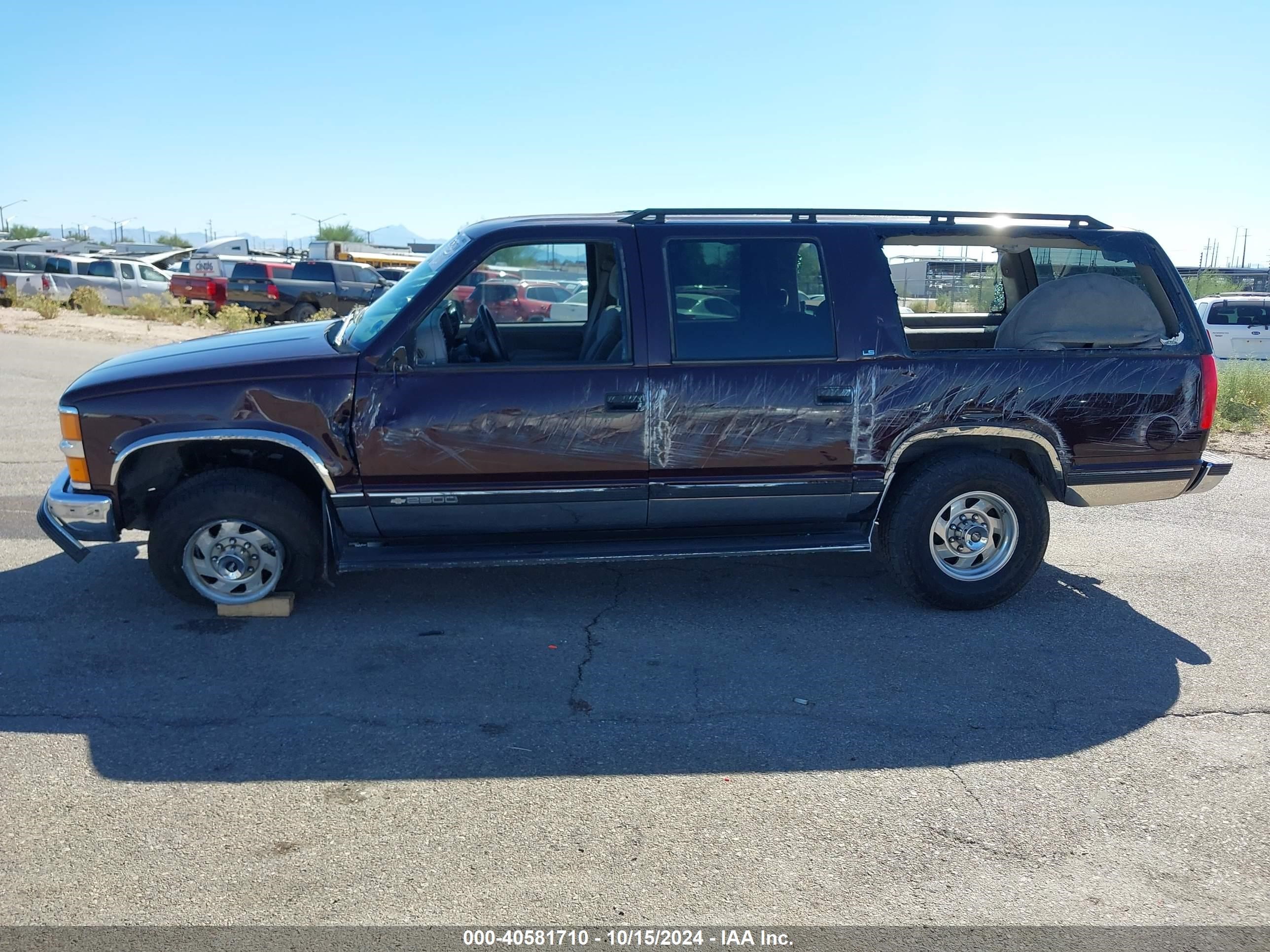 1997 Chevrolet Suburban 2500   Фиолетовый vin: 1GNGC26R0VJ369814