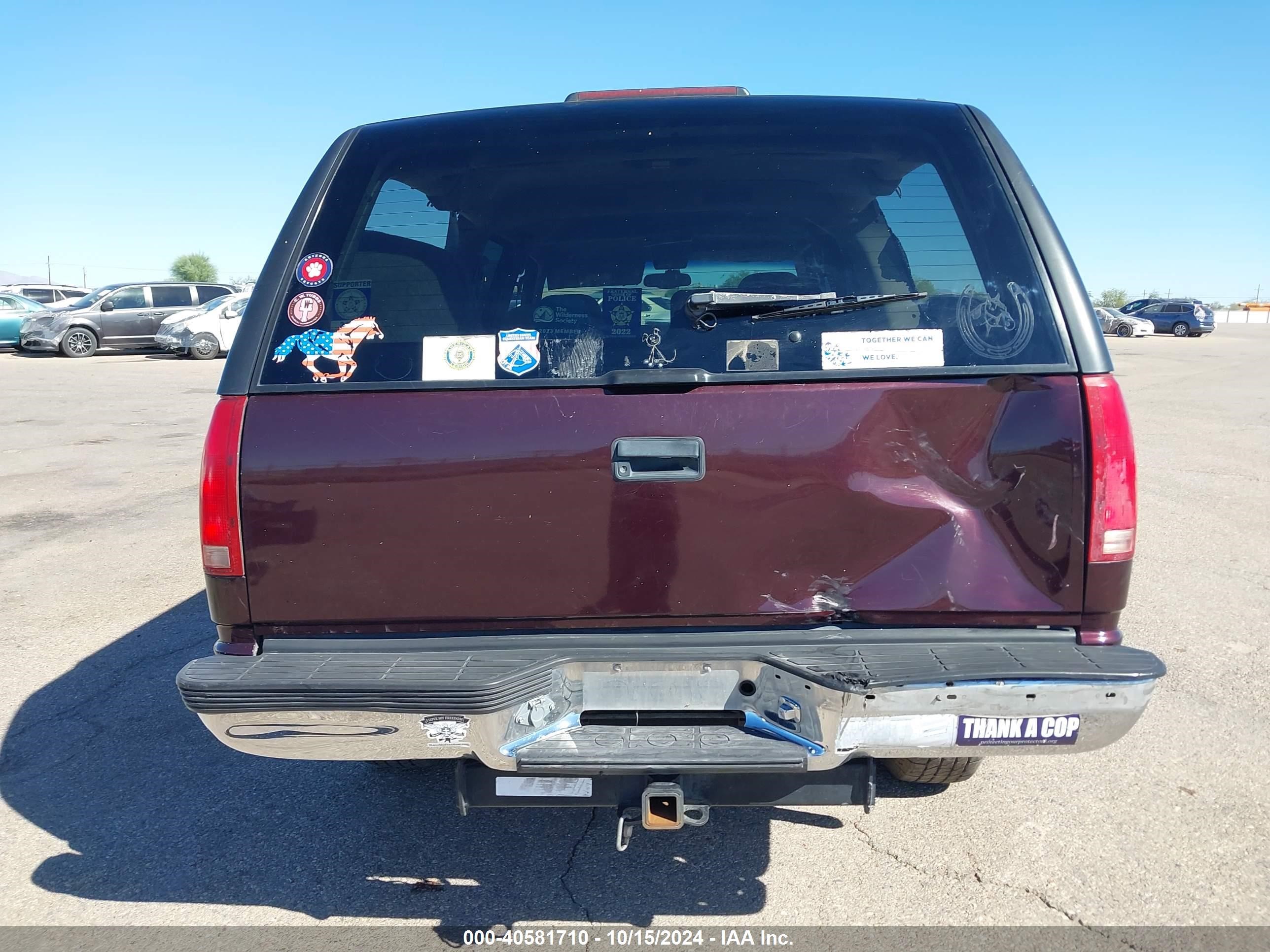 1997 Chevrolet Suburban 2500   Фиолетовый vin: 1GNGC26R0VJ369814