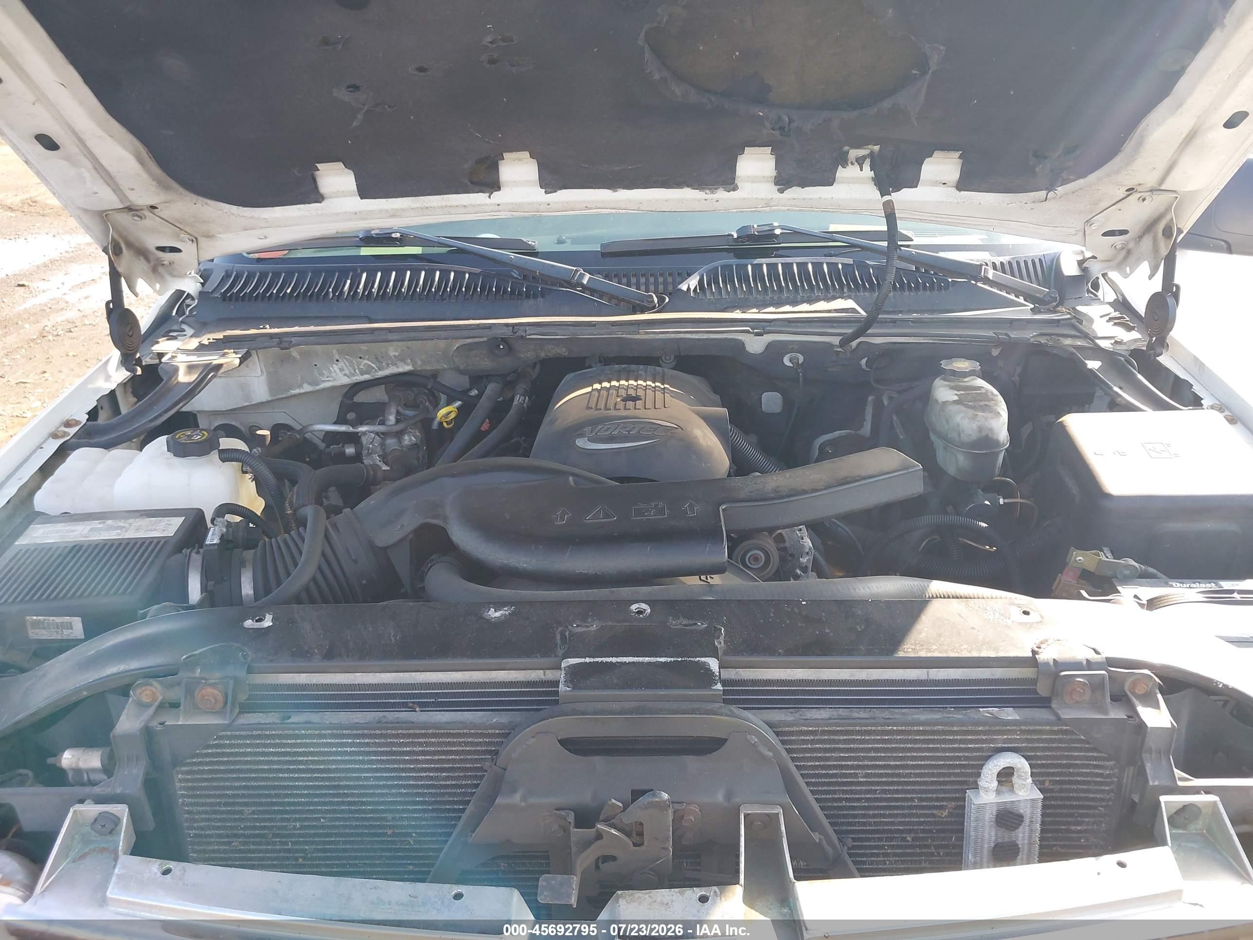 2003 Chevrolet Suburban 2500 Ls White vin: 1GNGC26U43R255172