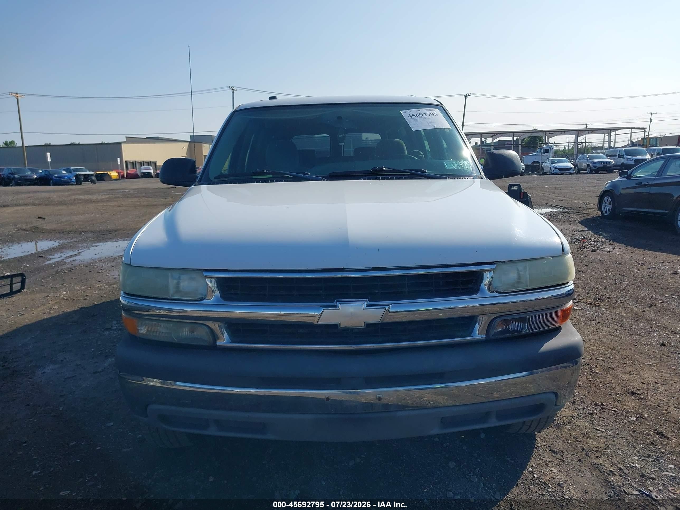 2003 Chevrolet Suburban 2500 Ls White vin: 1GNGC26U43R255172