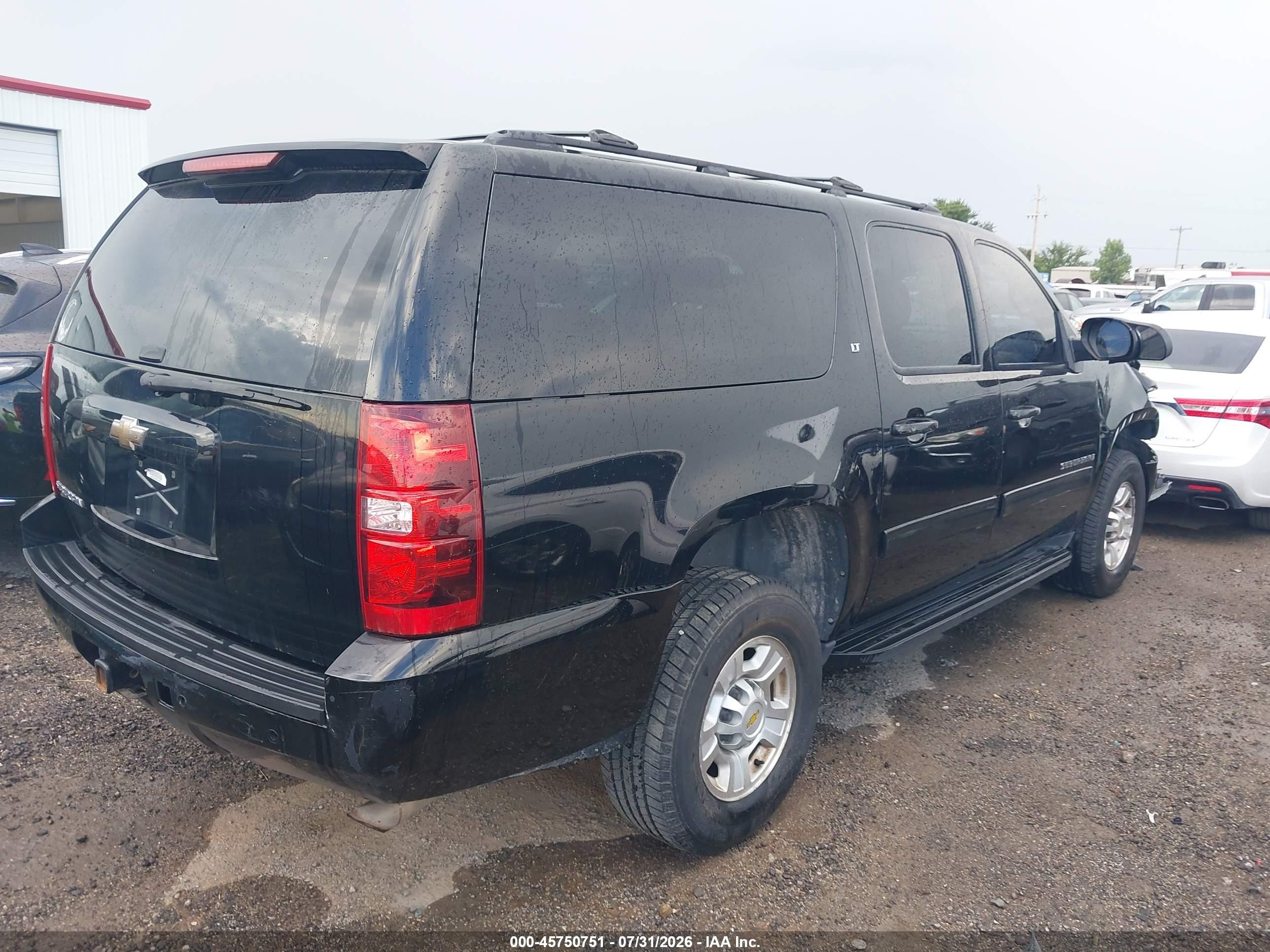 2009 Chevrolet Suburban 2500 Lt2 Black vin: 1GNGC56K89R248847