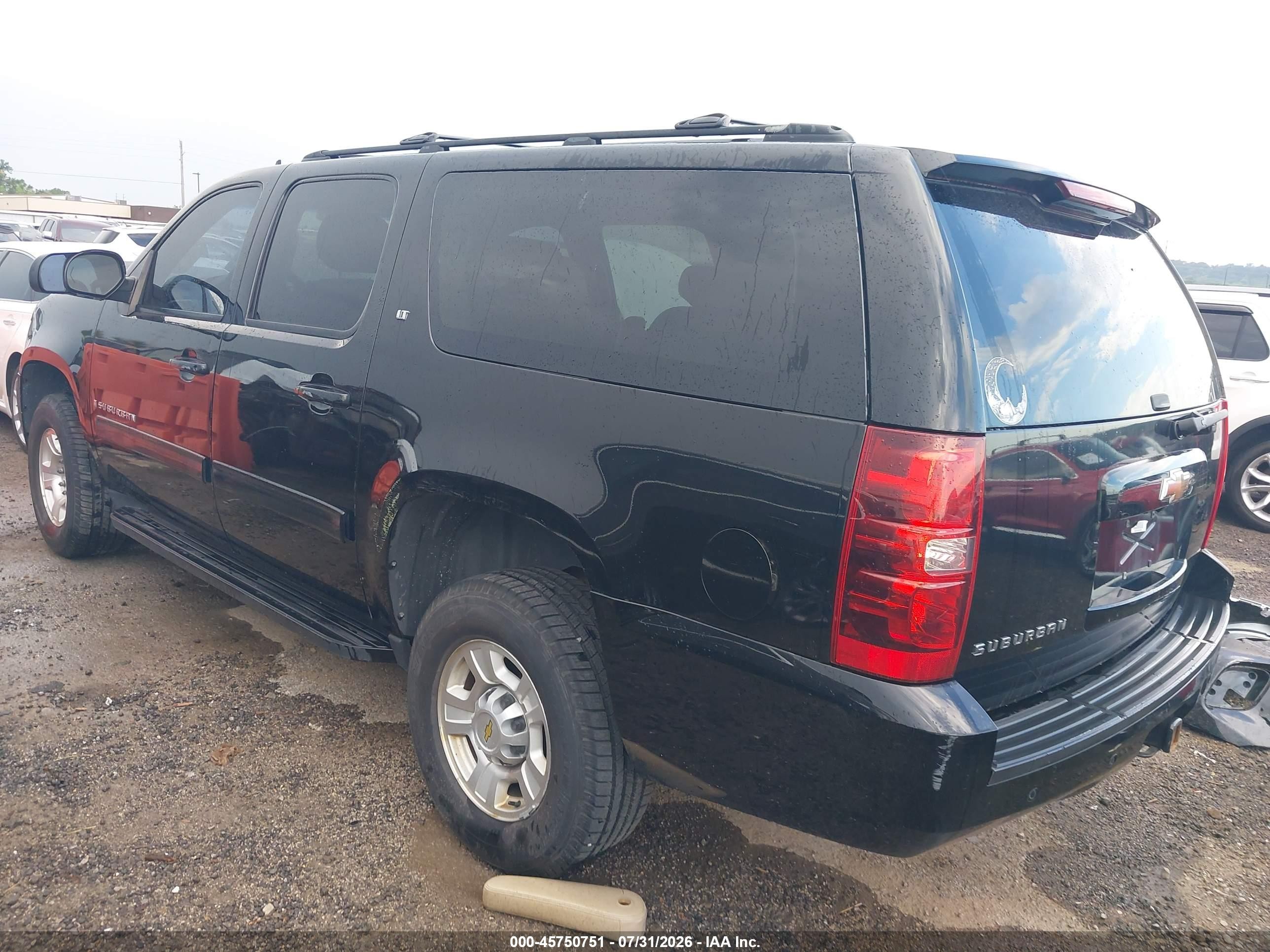 2009 Chevrolet Suburban 2500 Lt2 Black vin: 1GNGC56K89R248847