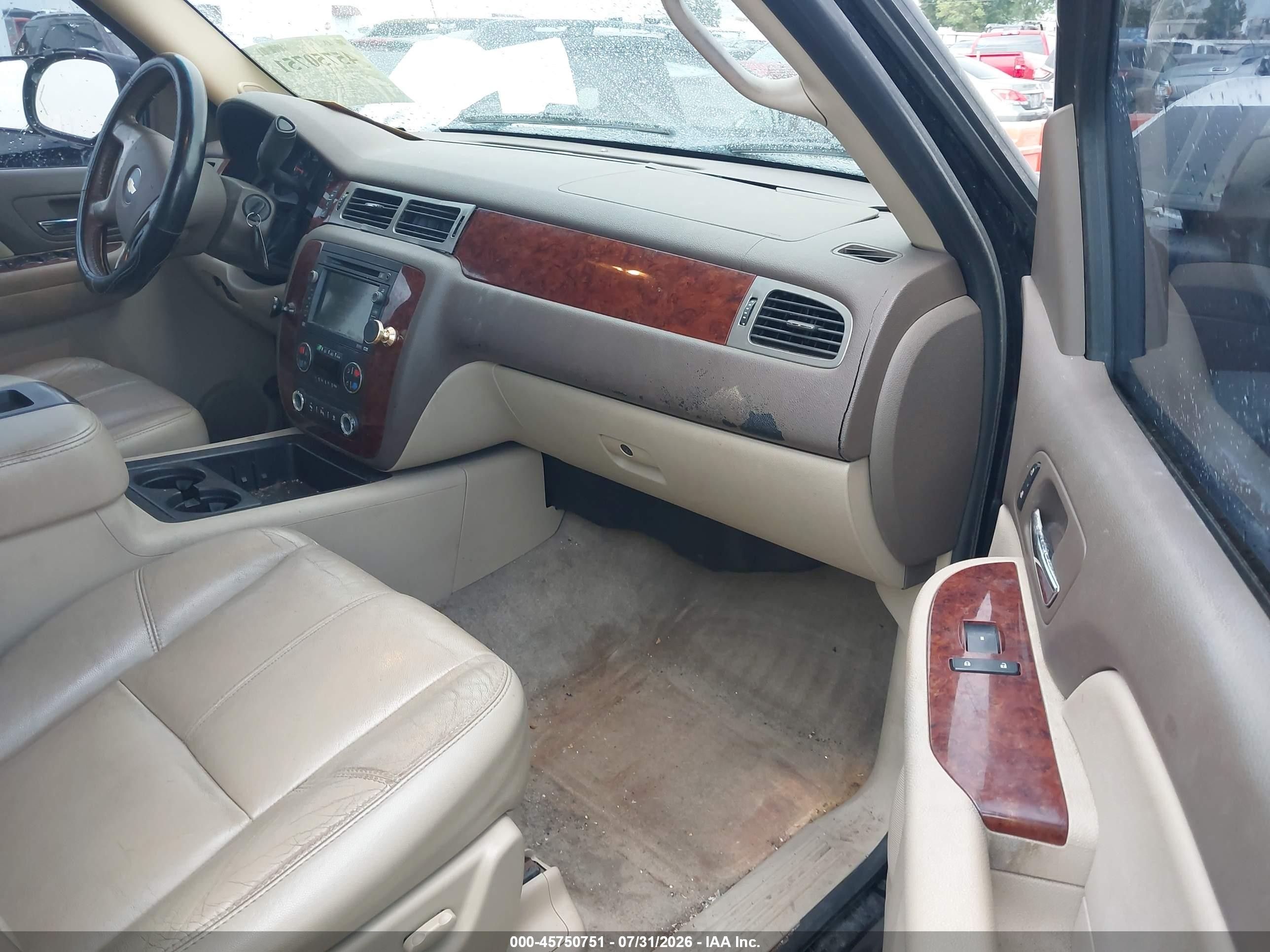 2009 Chevrolet Suburban 2500 Lt2 Black vin: 1GNGC56K89R248847