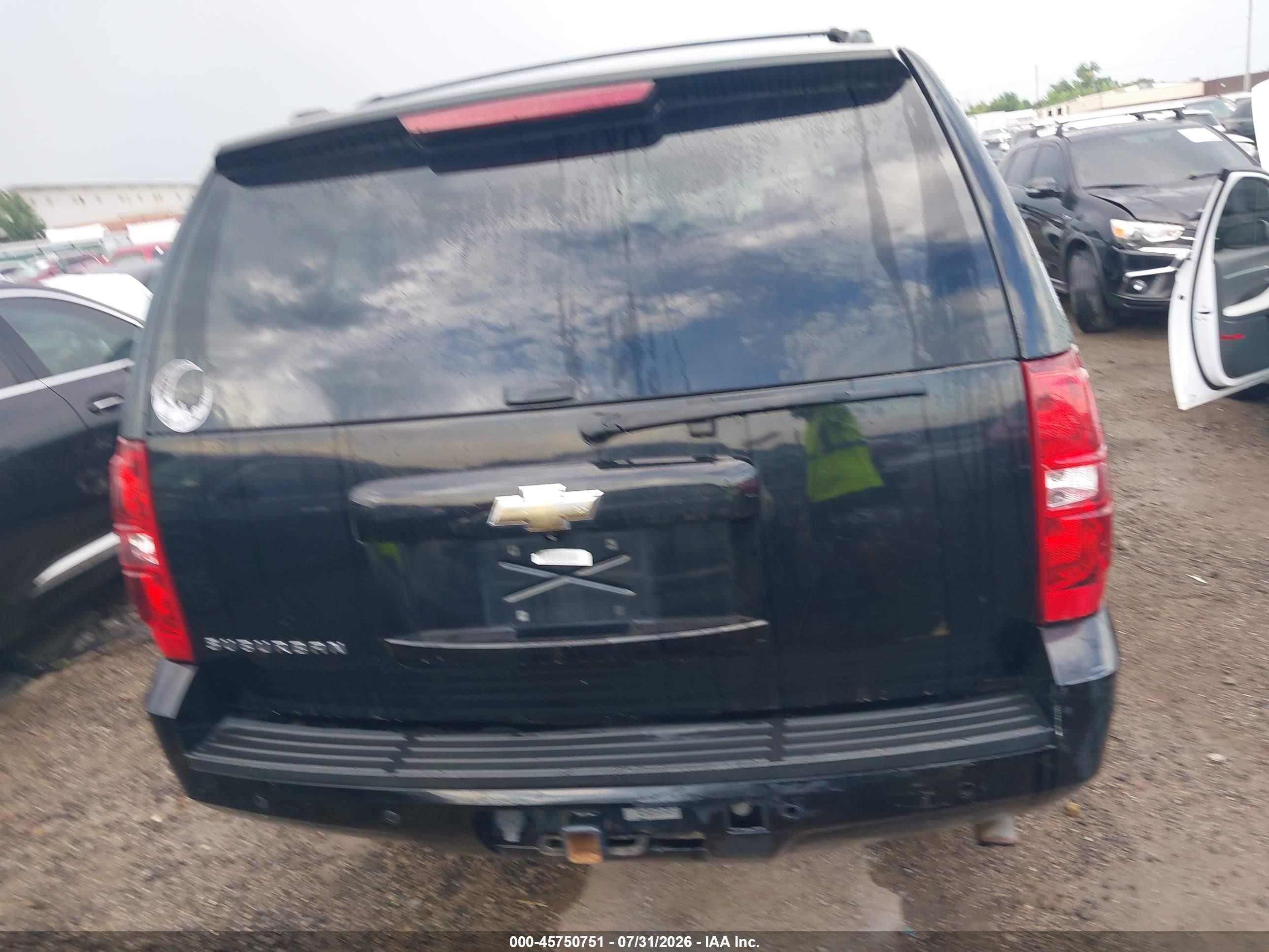 2009 Chevrolet Suburban 2500 Lt2 Black vin: 1GNGC56K89R248847