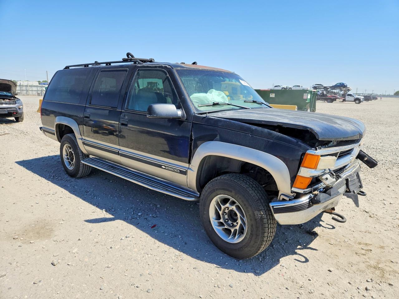 1998 Chevrolet Suburban K2500 Black vin: 1GNGK26JXWJ323969