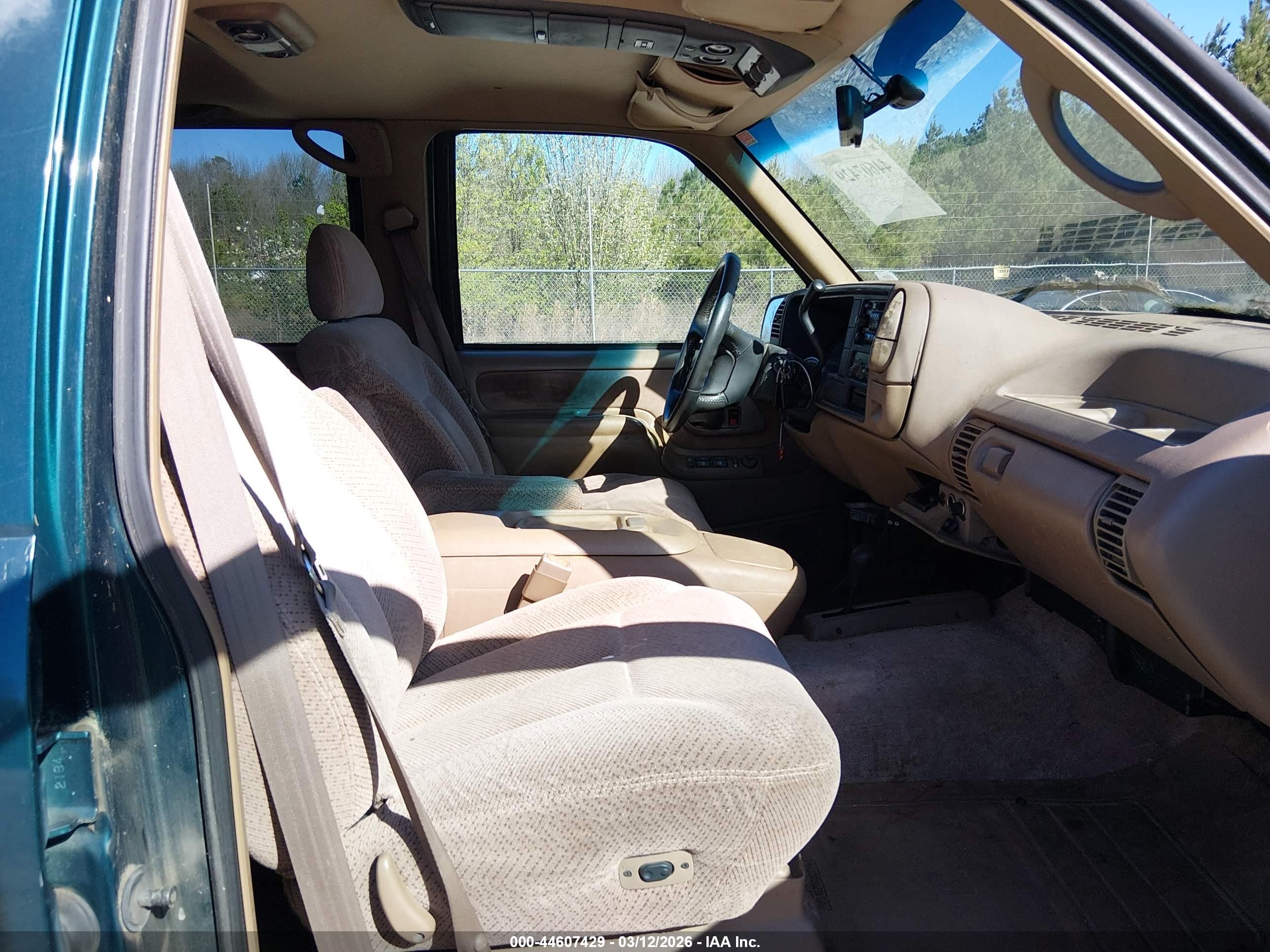 1995 Chevrolet Suburban K2500 Green vin: 1GNGK26K4SJ390814