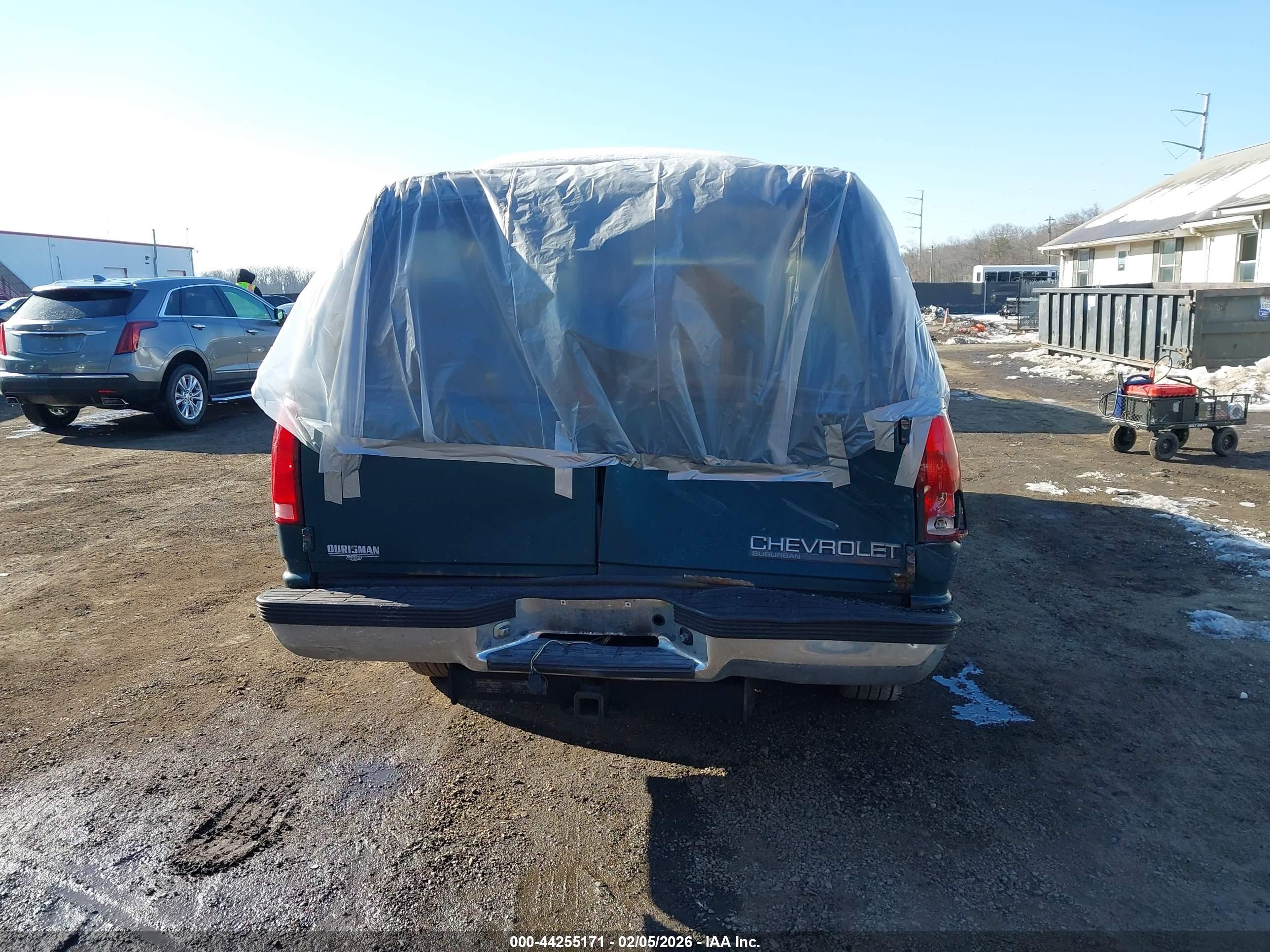 1995 Chevrolet Suburban K2500 Зеленый vin: 1GNGK26K7SJ323768