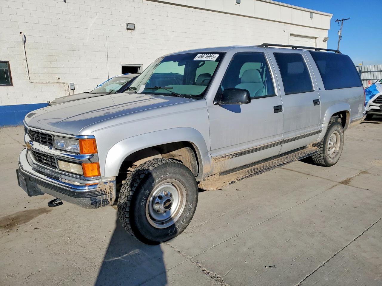 1995 Chevrolet Suburban K2500 Gray vin: 1GNGK26N2SJ337734