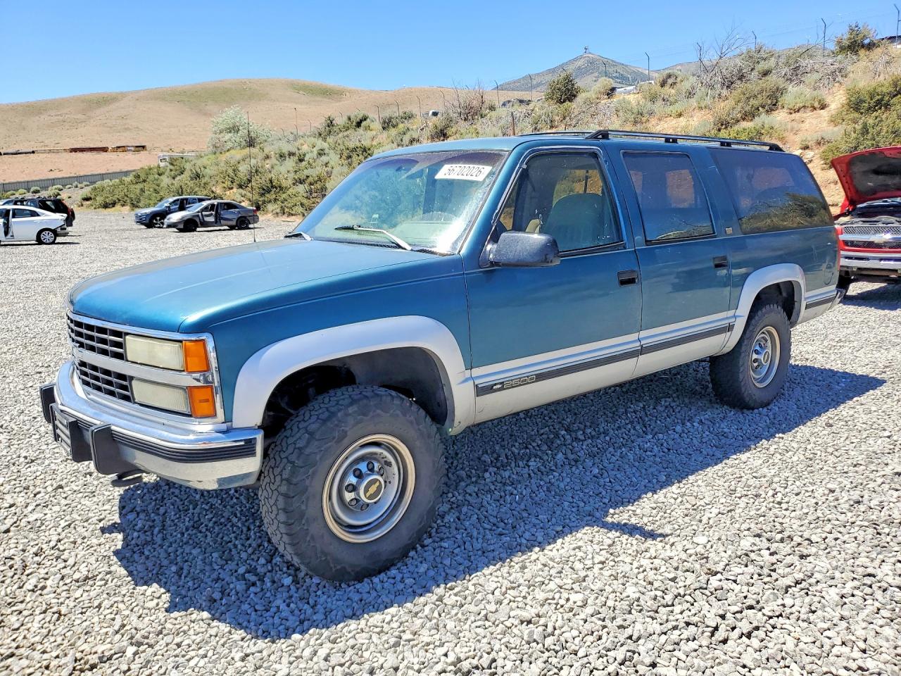 1993 Chevrolet Suburban K2500 Зеленый vin: 1GNGK26N8PJ336367